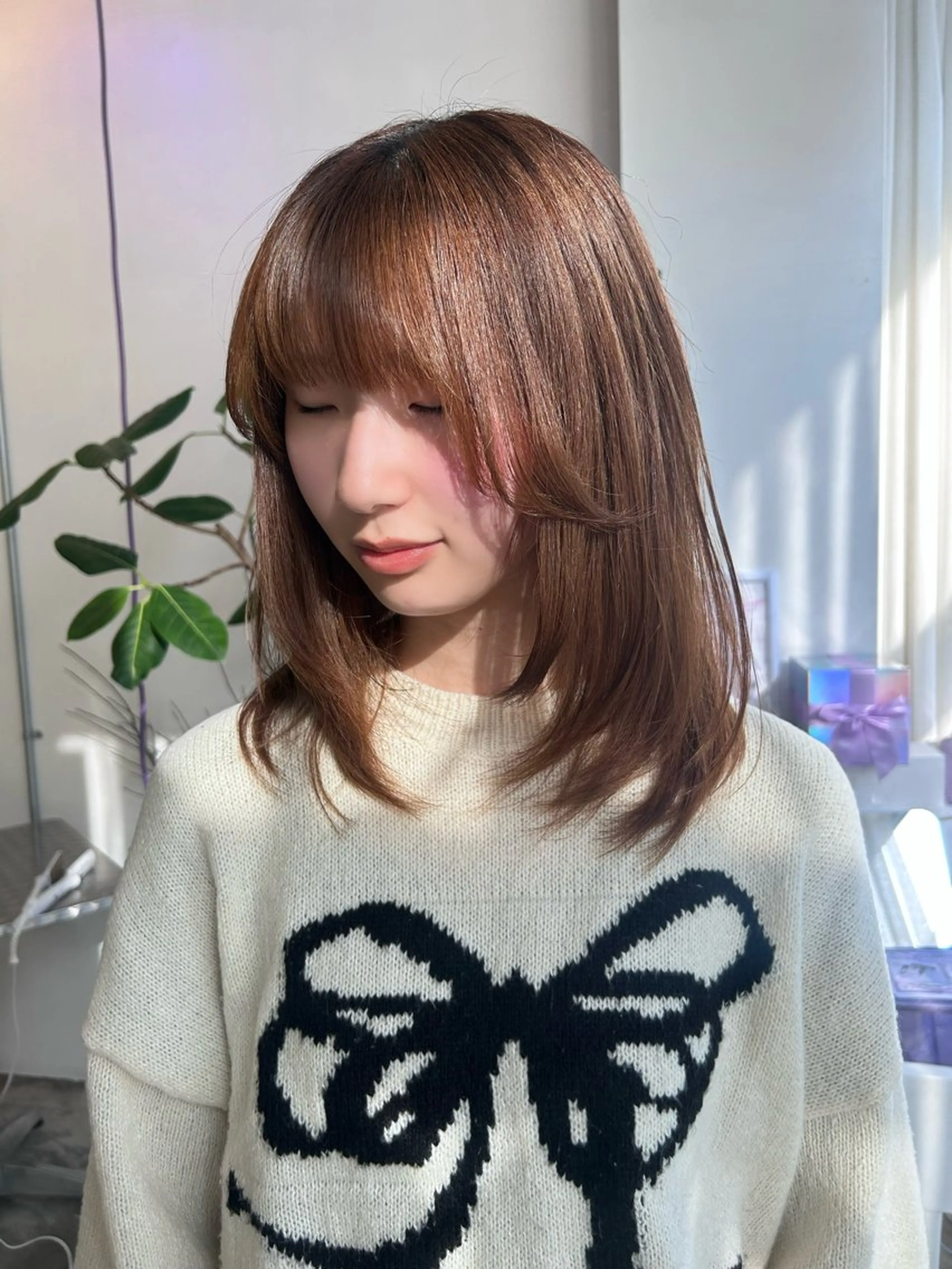 ミディアム 🐩🎶ルリ/ ハイトーン🍓🪩のヘアスタイル