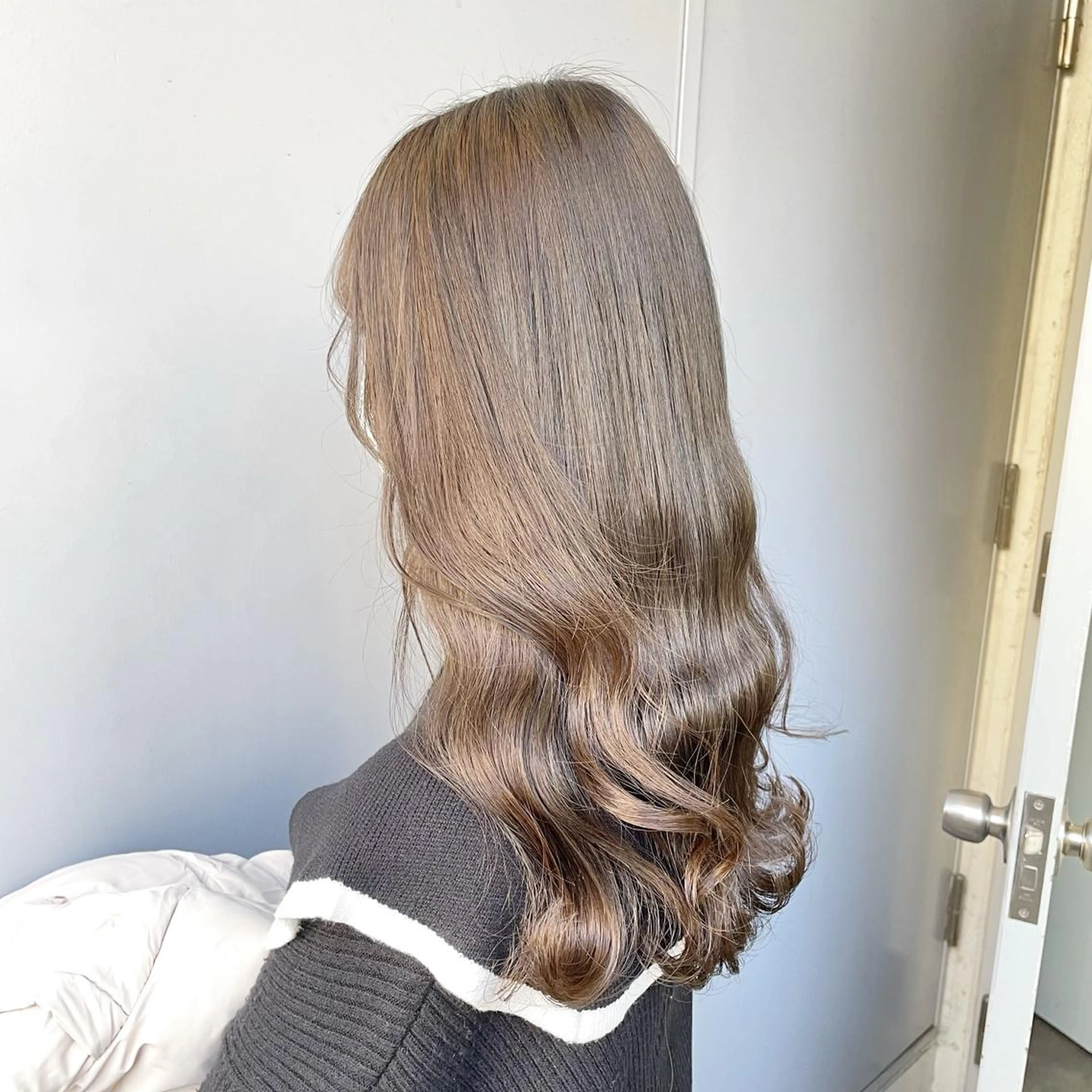 ロング カラー ヘアカラー トリートメント ヘッドスパ ヘアセット 赤み消しカラー 🍀JUNKIのヘアスタイル