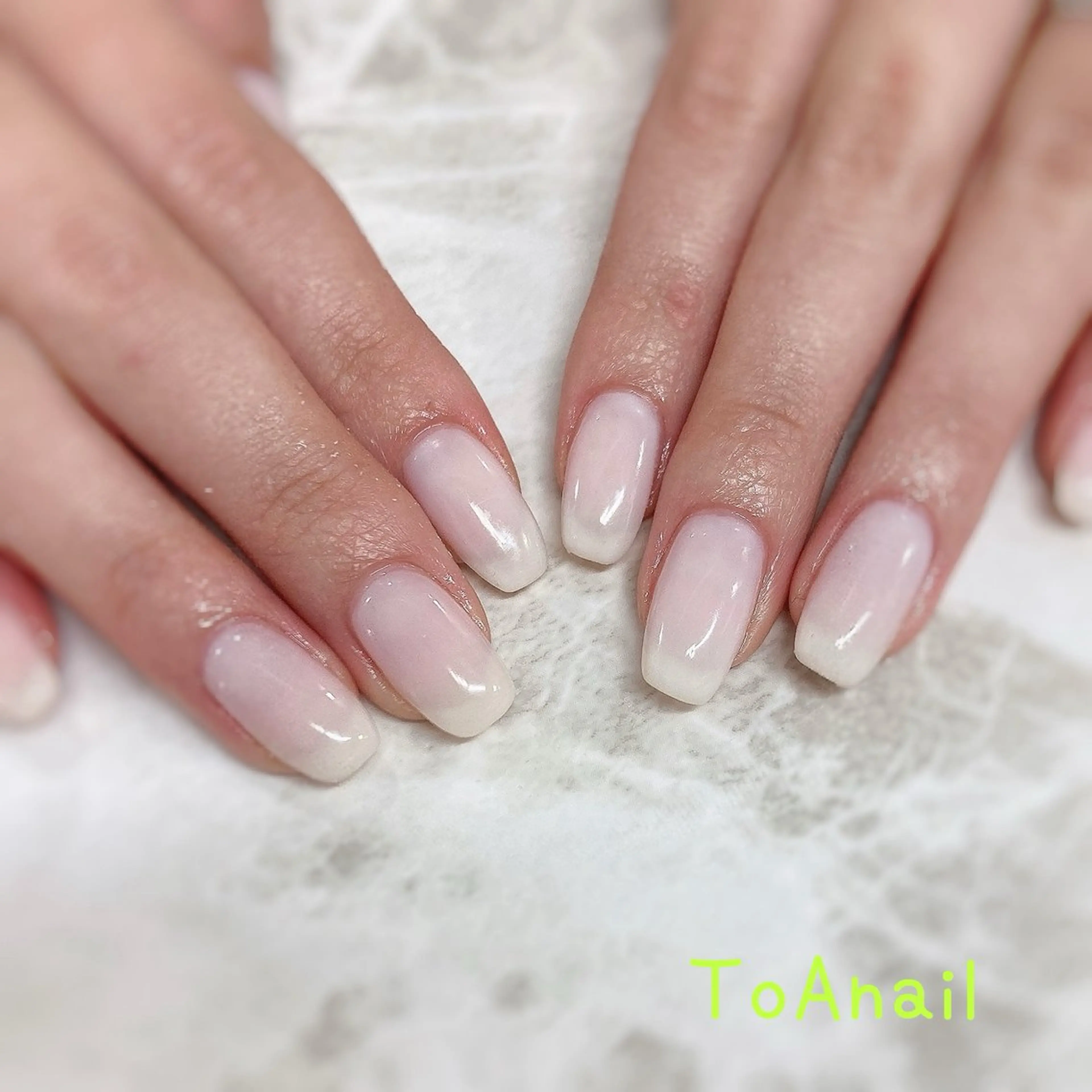 ネイル ホワイト ToA nailのネイルデザイン