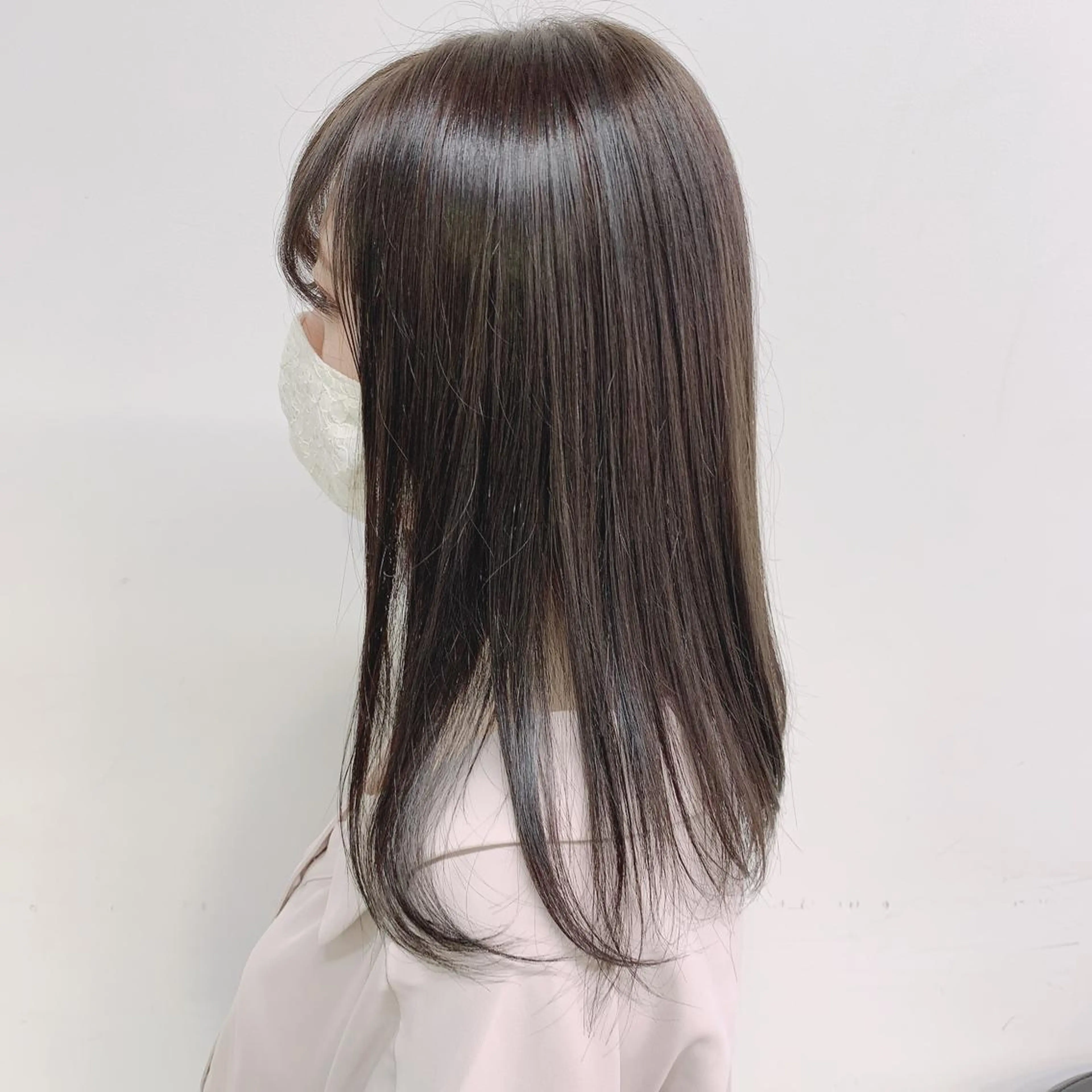 ロング カラー ヘアアレンジ 髪質改善 トリートメント くすみミルクティー／ ブラウン🪡TOWAのヘアスタイル