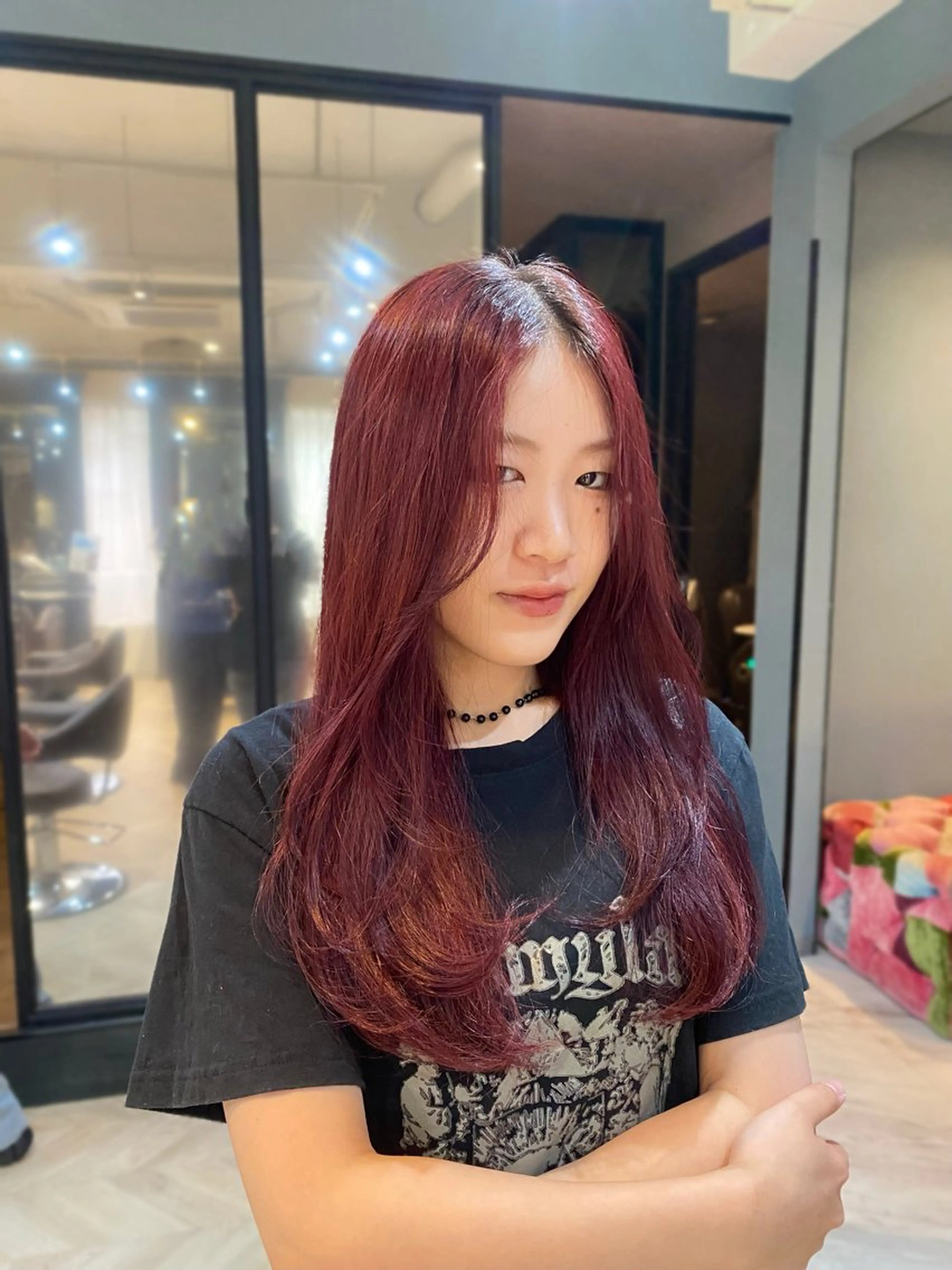 セミロング 松尾 美南海のヘアスタイル