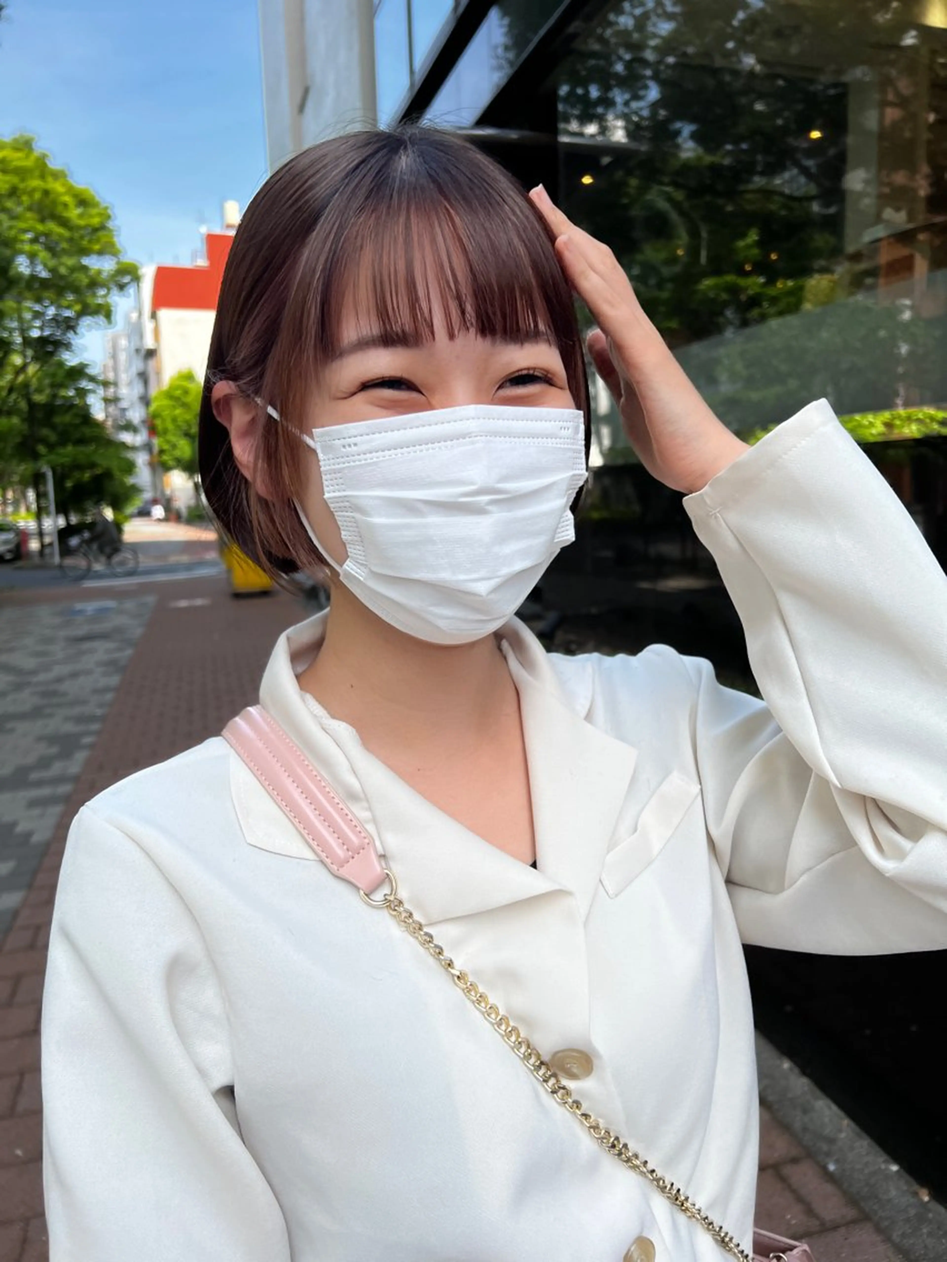 ショート カラー 全国1位🥇世界5位 小野田　礼花のヘアスタイル