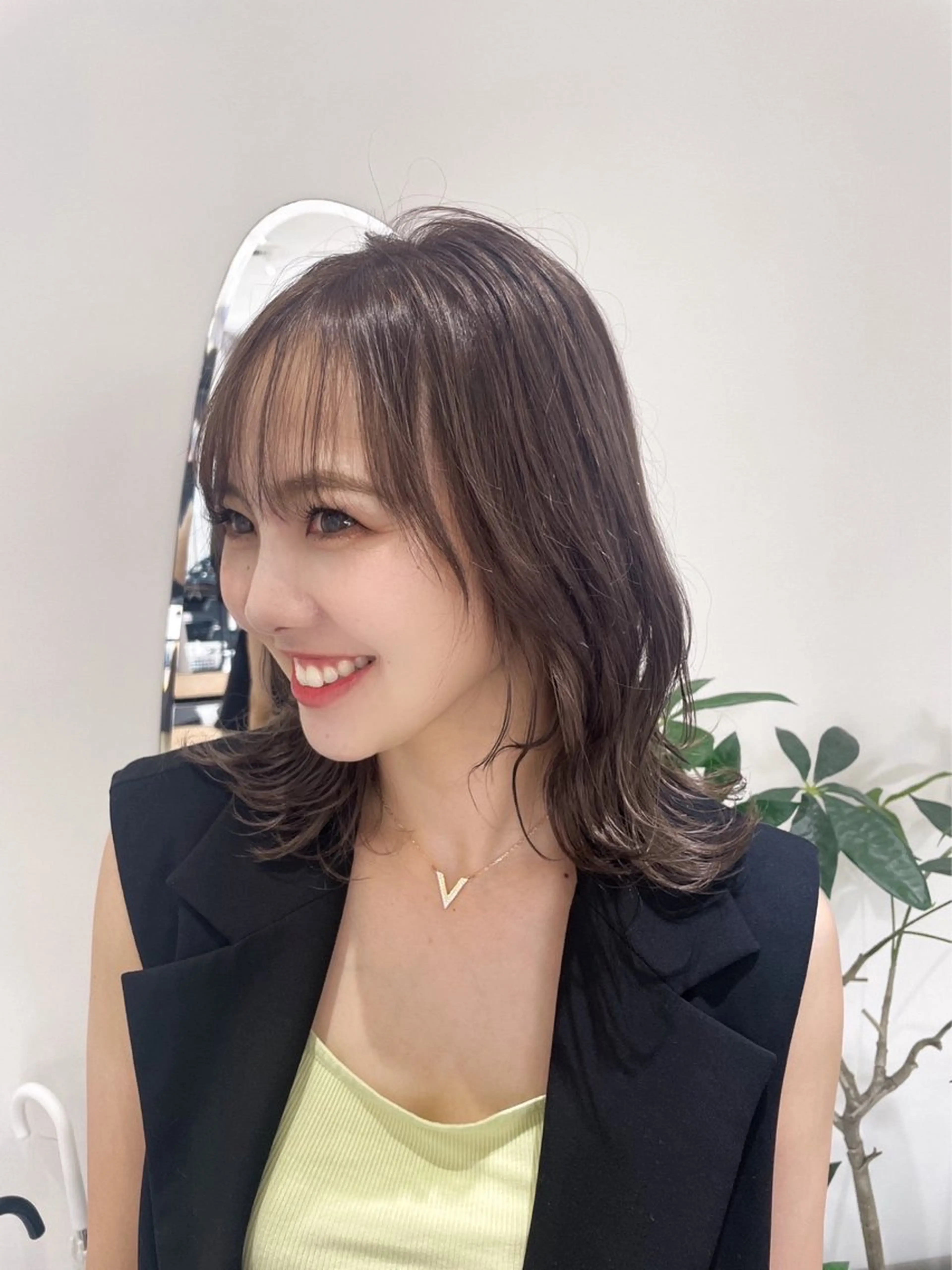 ミディアム Tink　天神店所属・今村賢治/メンズ/ レイヤー✨艶カラーのヘアスタイル