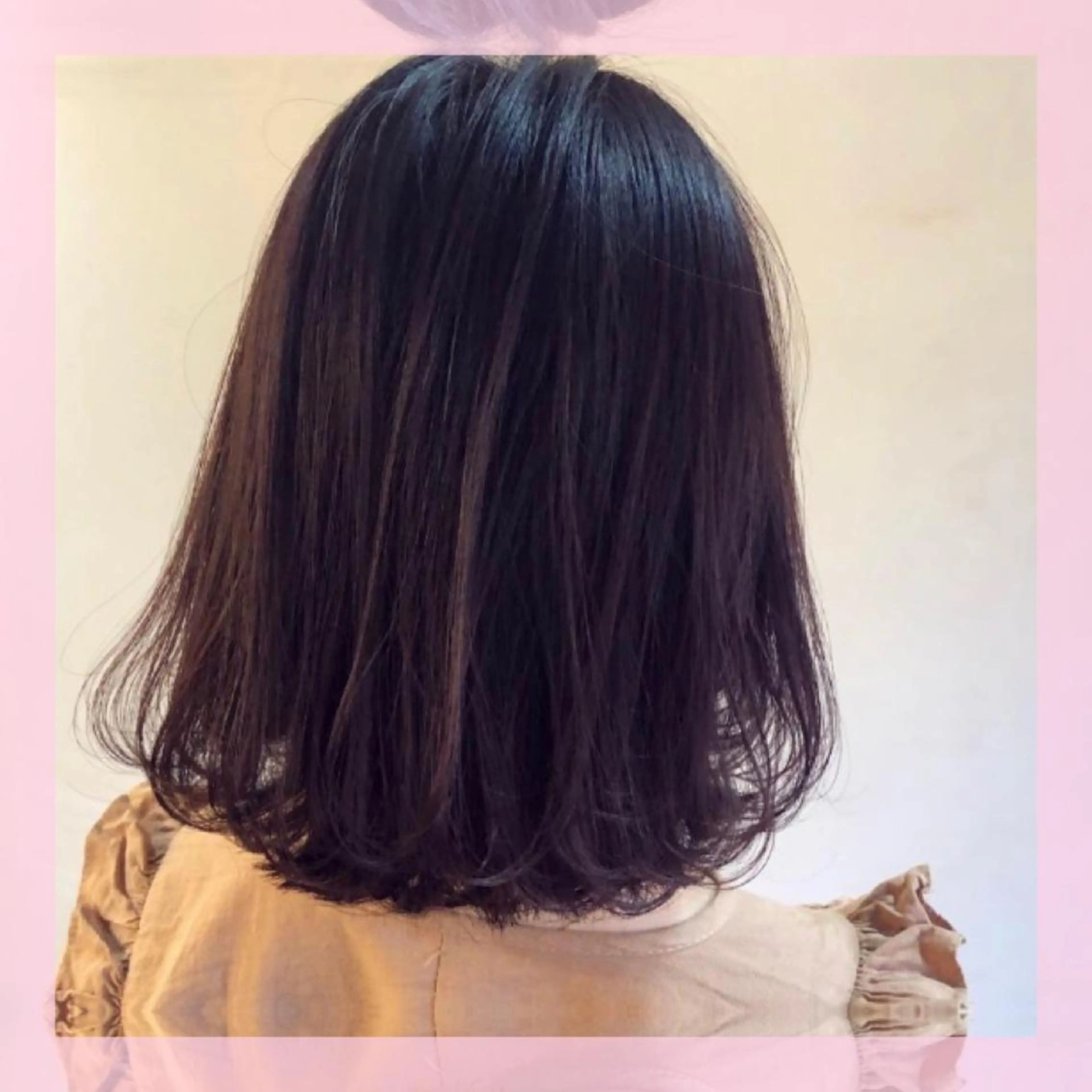 ミディアム カラー ブラウンカラー ショコラブラウン カット ヘアカラー トリートメント plum.所属・🍒前川 🍒のヘアスタイル