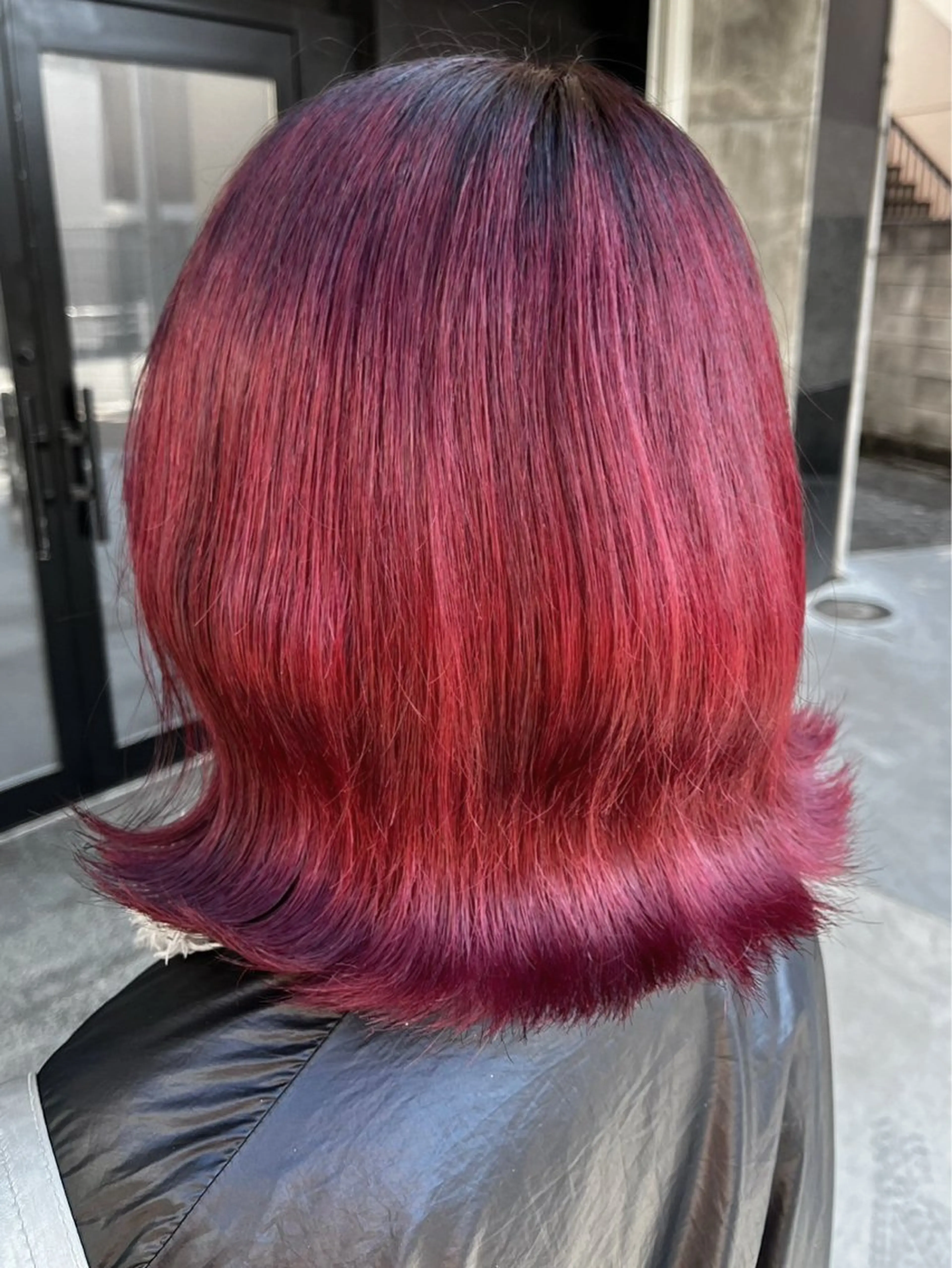 ミディアム ハイライト 髪質改善 韓国風ヘア レイヤーカット カット ヘアカラー トリートメント ハイトーン/韓国風/ 艶髪/吉祥寺のヘアスタイル