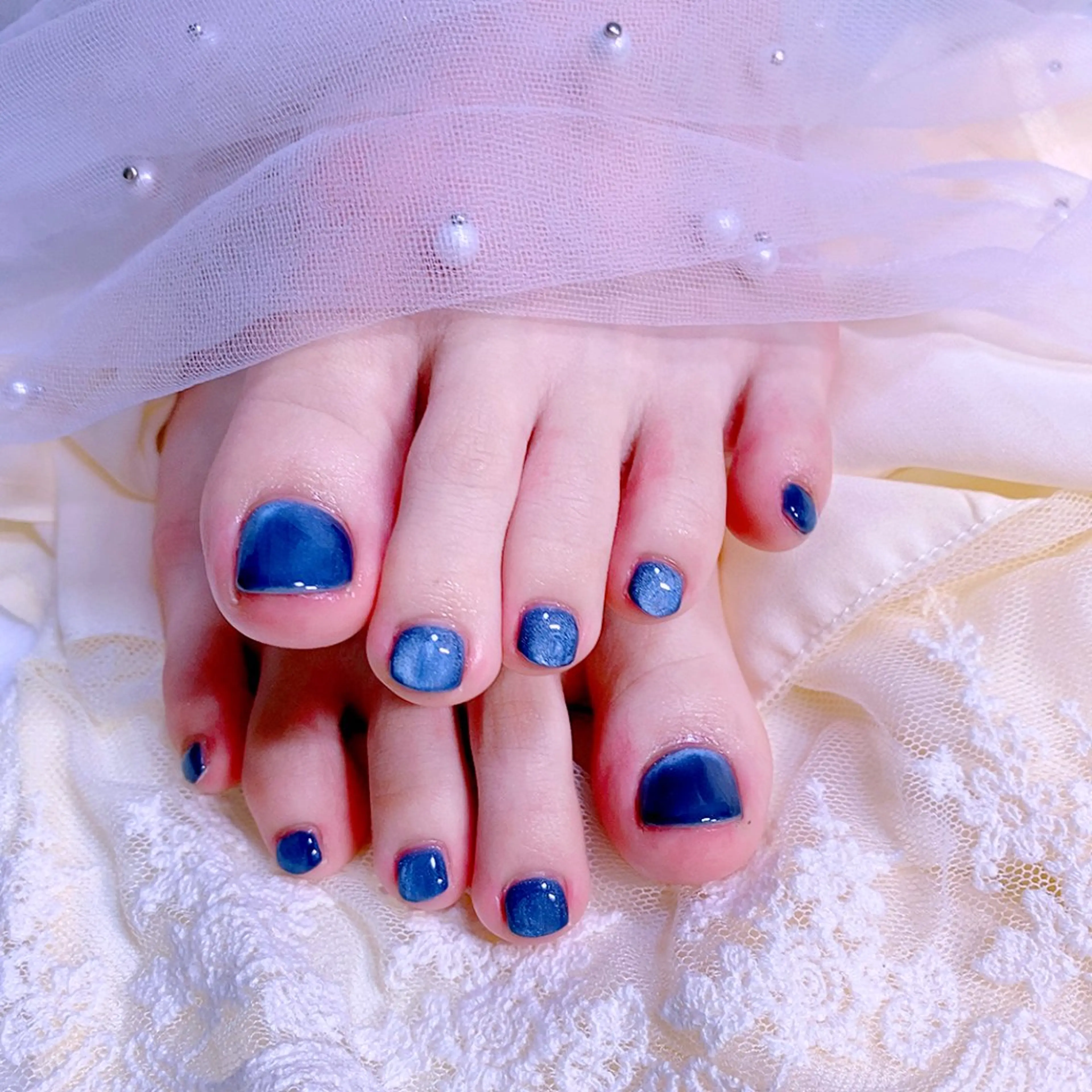 ネイル フットネイル マグネットネイル Nail Yunaのネイルデザイン