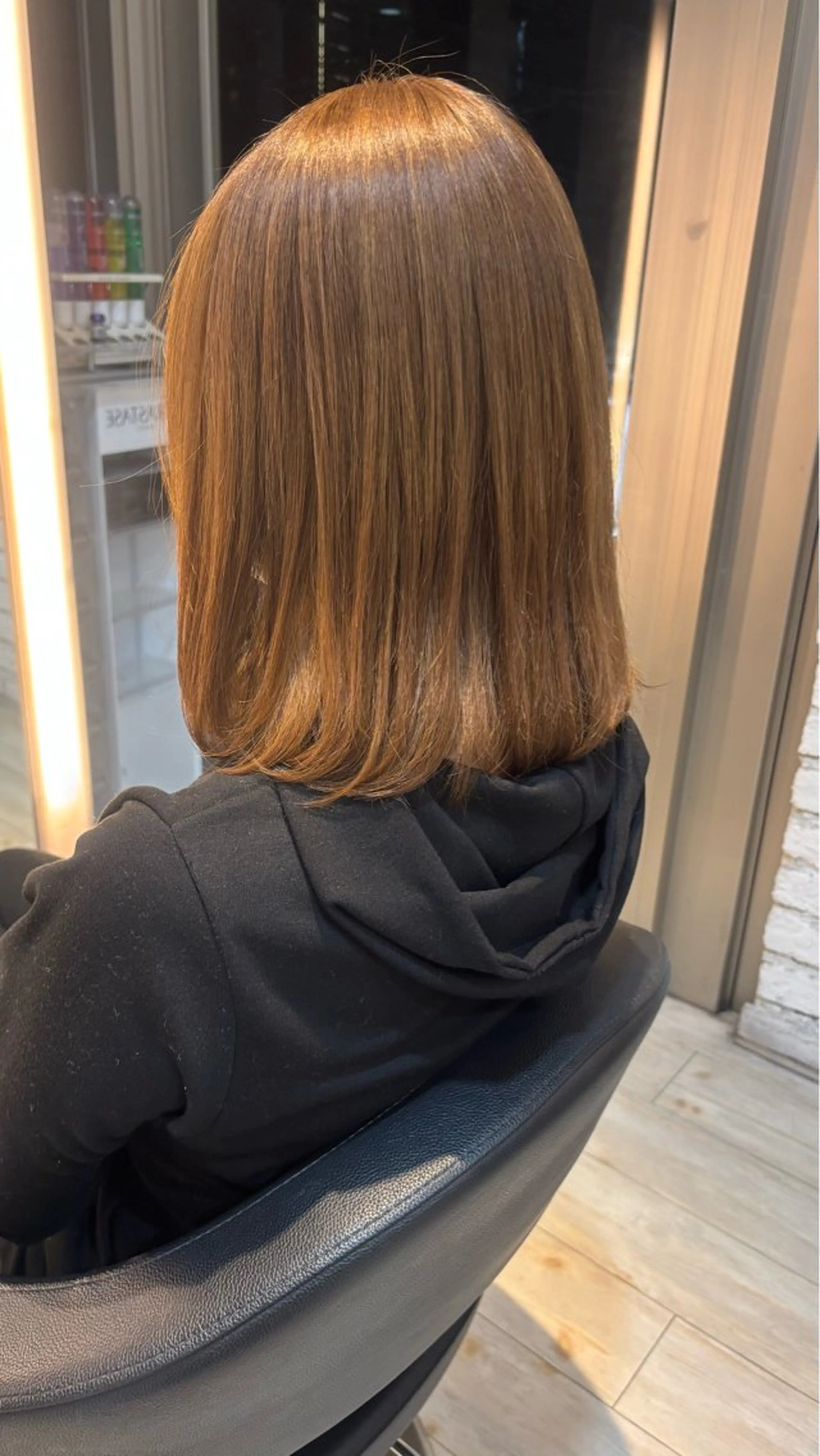 カラー ベージュカラー ブリーチ 透明感カラー ヘアカラー miyu/ボブ/ 透明感カラー/栄のヘアスタイル