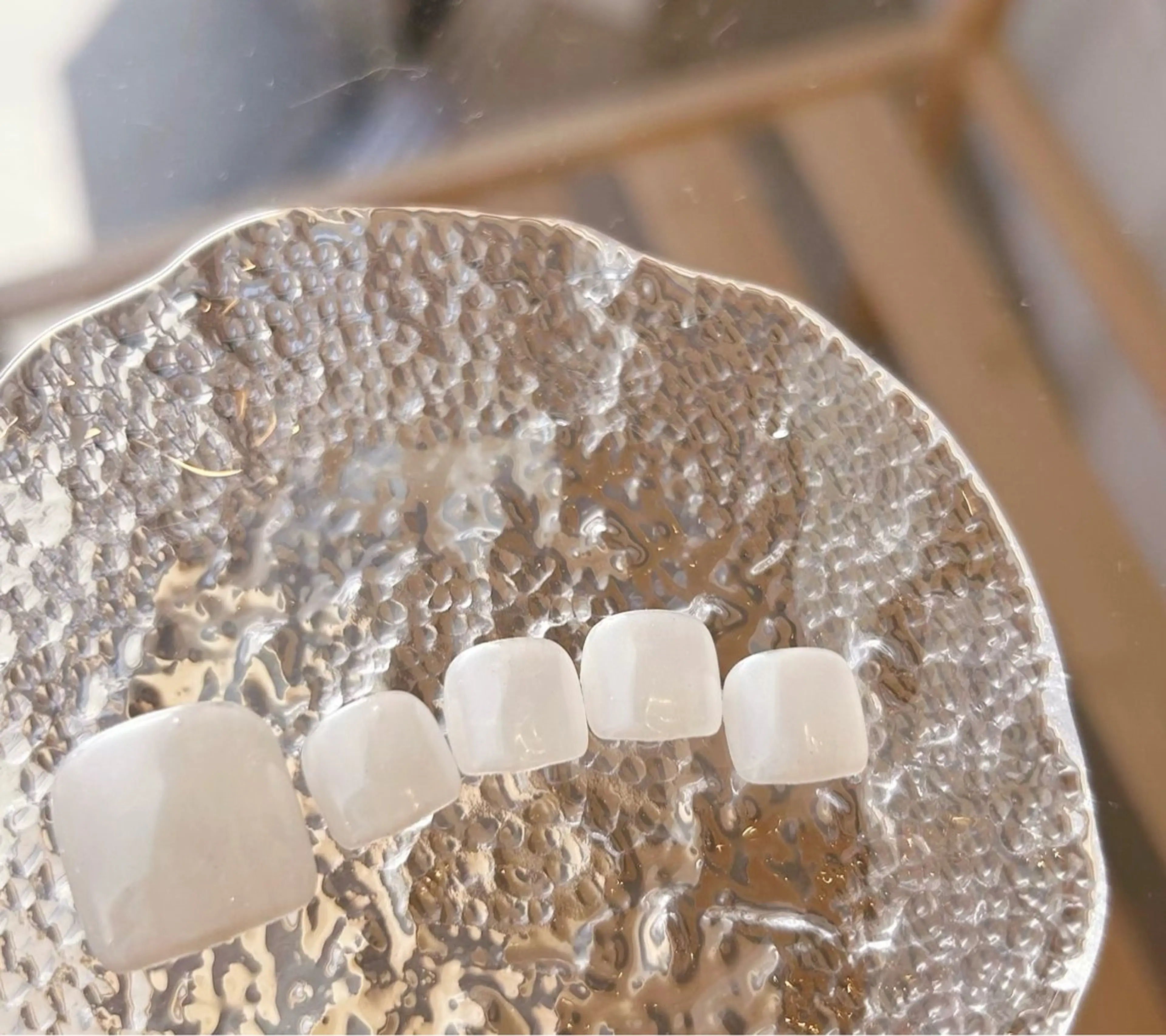 ネイル アートネイル 氷ネイル・うるうるネイル ワンカラーネイル フットネイル nail salon Rosaのネイルデザイン