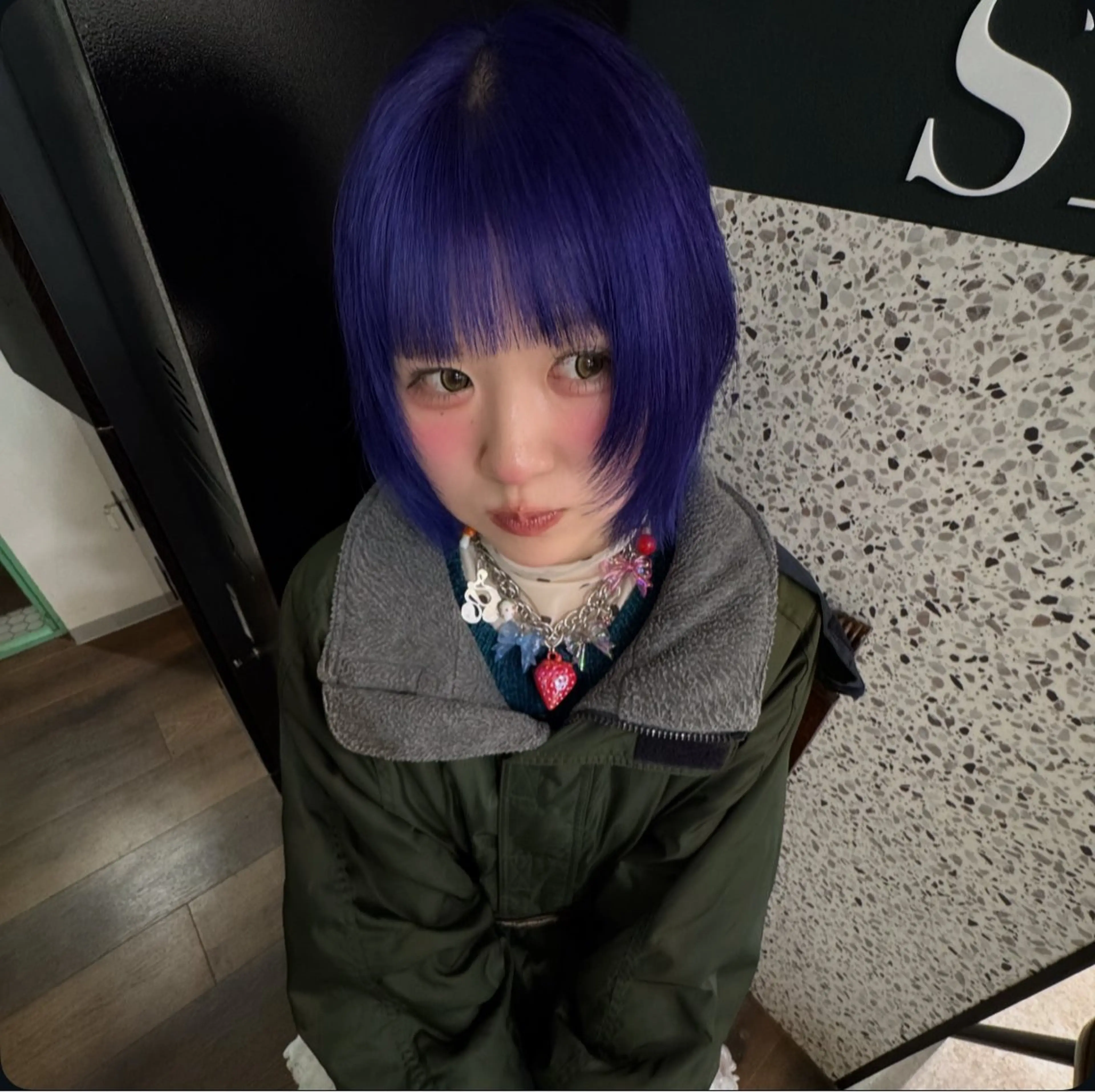 ショート ボブレイヤー ボブ レイヤーカット ヘアカラー ハッシュカット🎀 MIYU💖のヘアスタイル