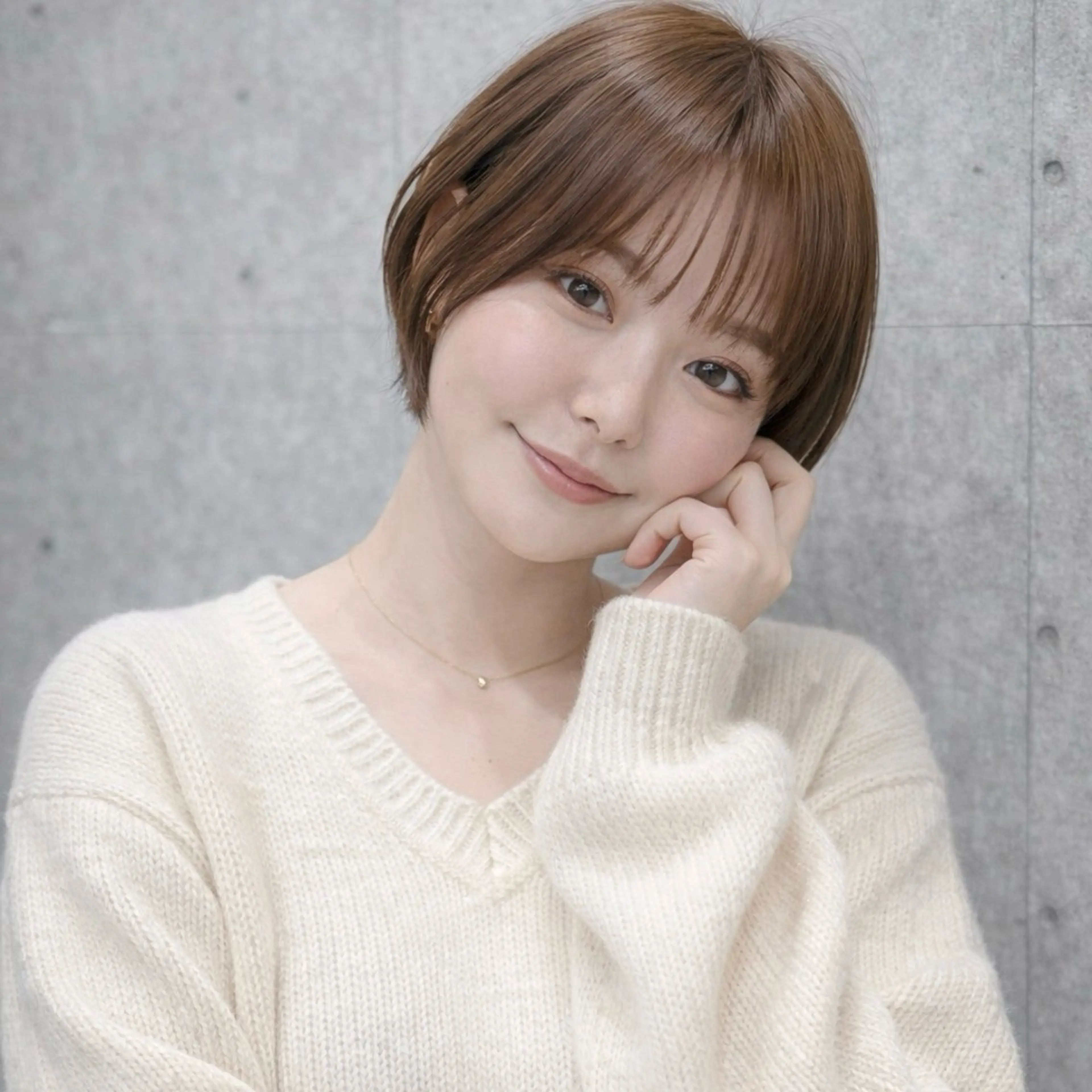 ショート カラー カット 一ノ瀬 暁のヘアスタイル