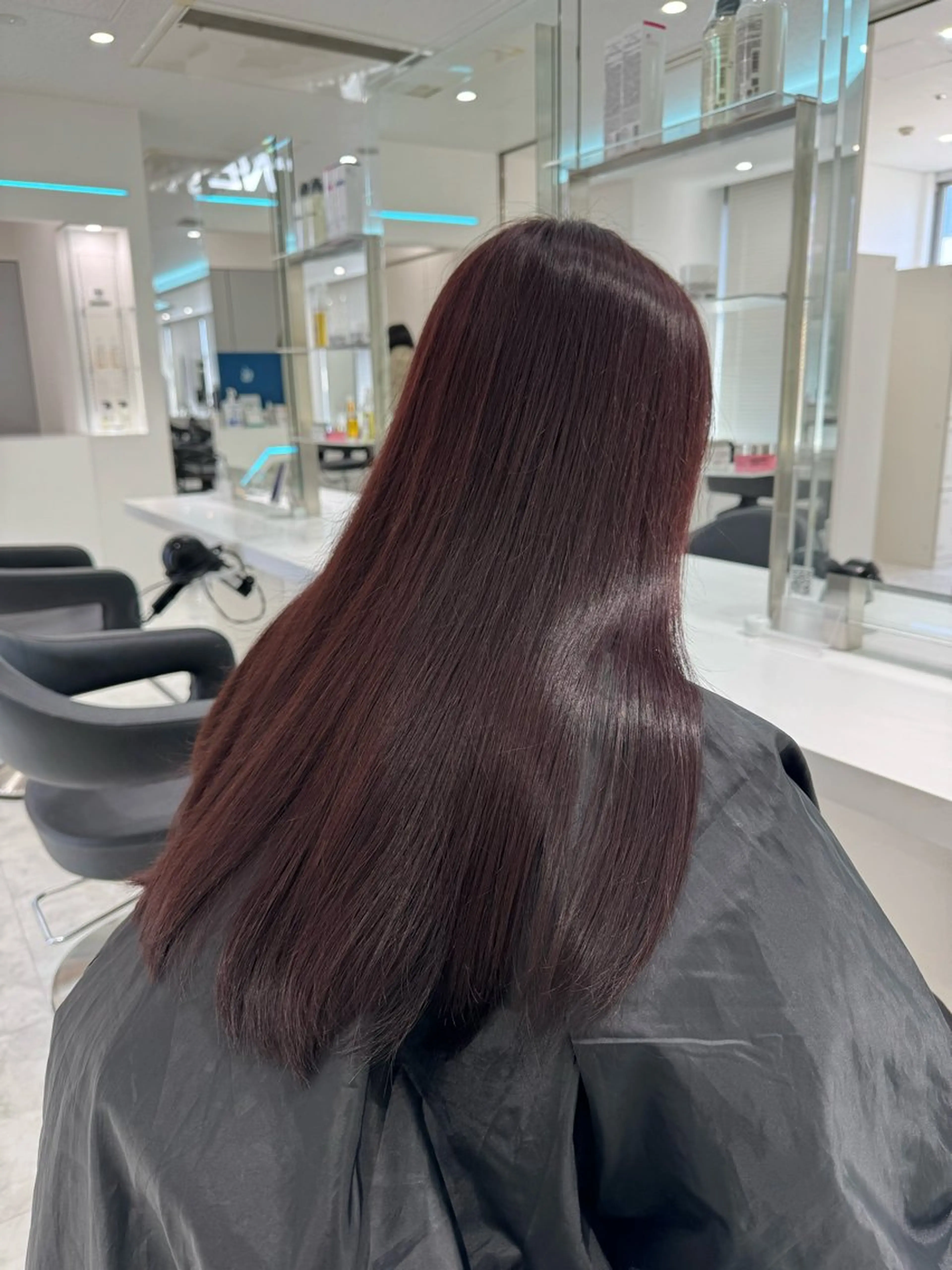 セミロング カラー ヘアアレンジ 🫧原宿艶ワンカラー /ダブルカラー🫧のヘアスタイル