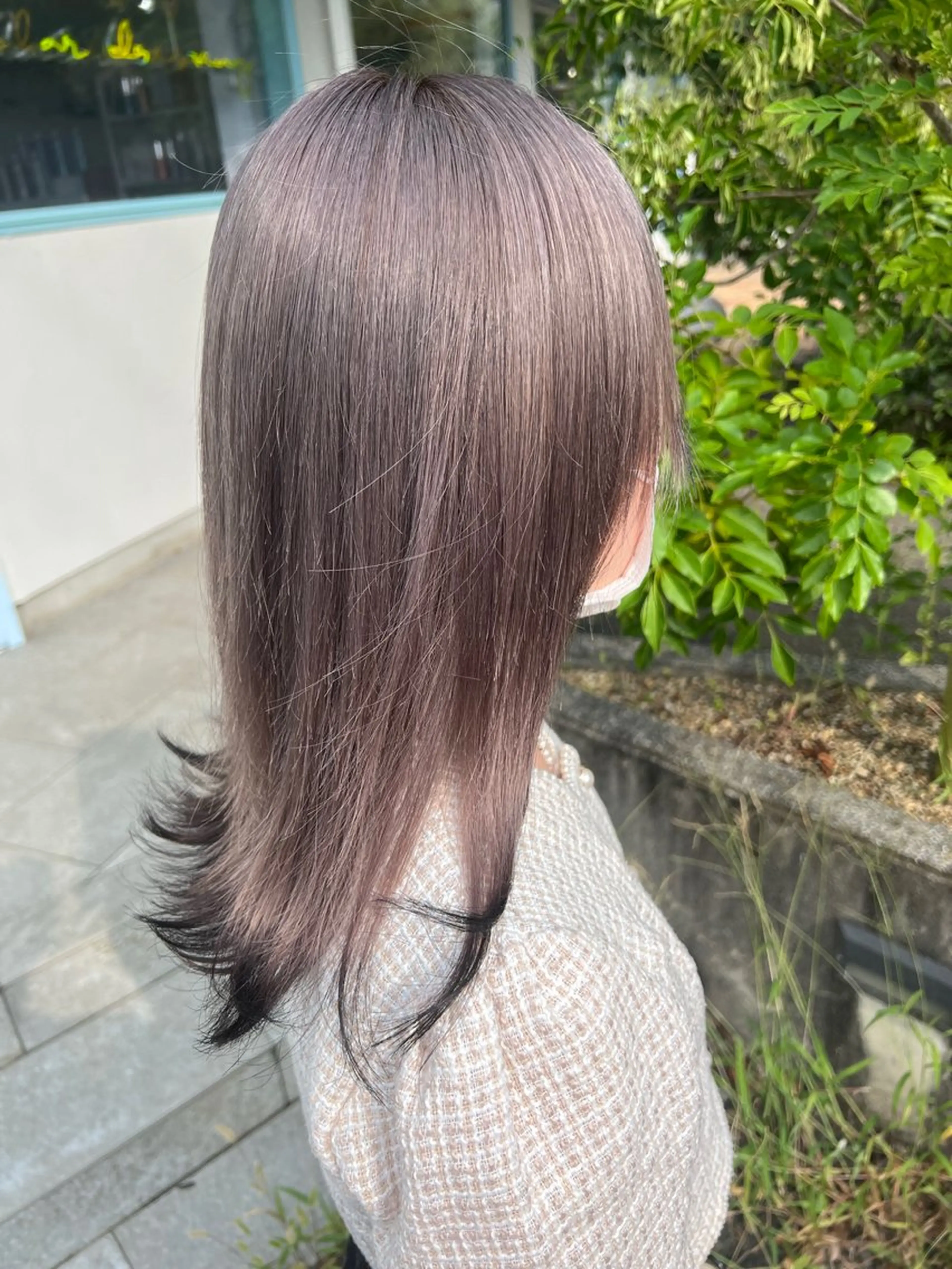 セミロング ヘアカラー 平川 侑磨のヘアスタイル