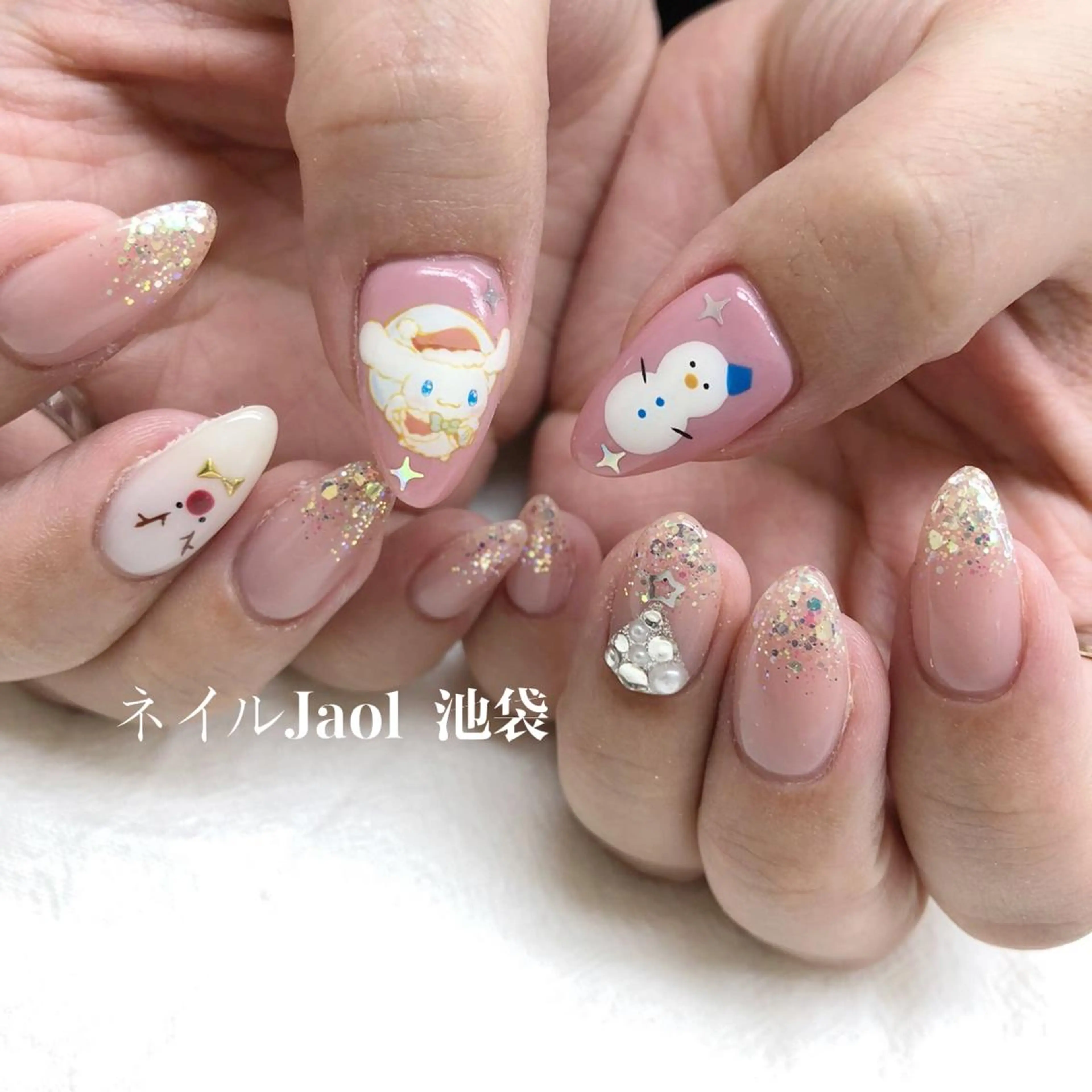 ミディアム nail jaol池袋店所属・ネイルJaol 池袋のネイルデザイン