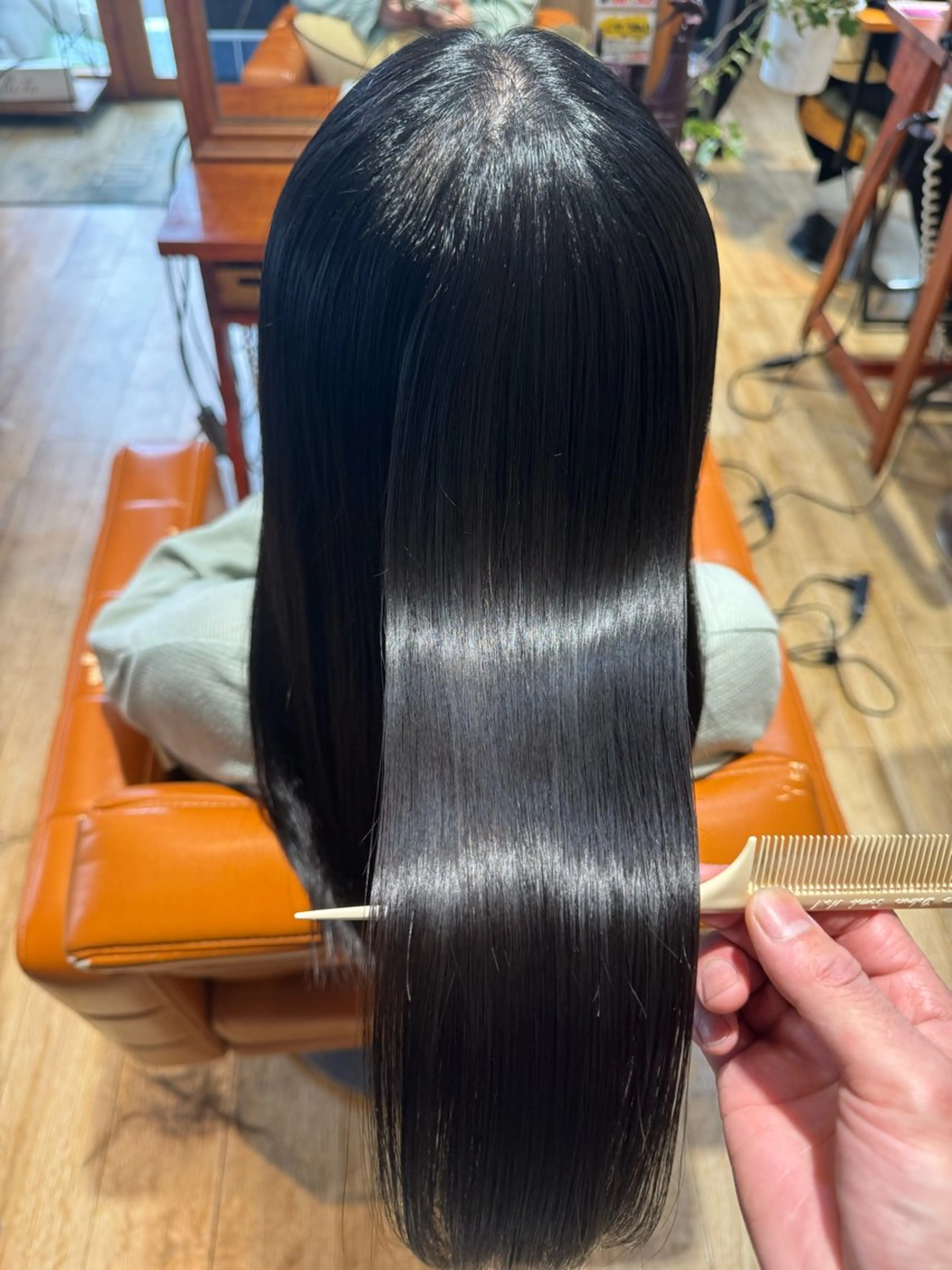 ロング カット 縮毛矯正 トリートメント ICON所属・艶美髪マスター 店長✂︎YUKKEのヘアスタイル