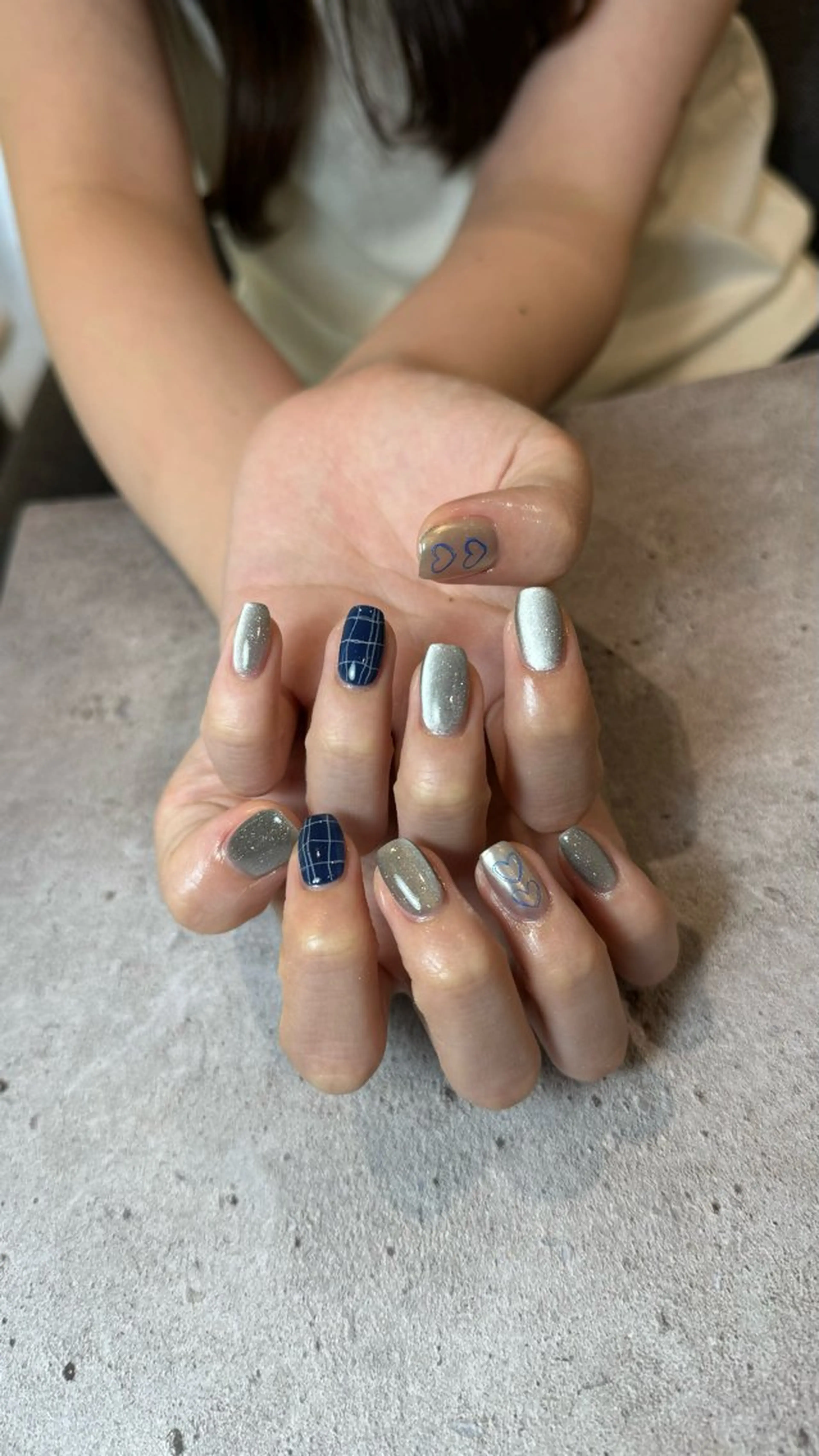 ネイル マグネットネイル yate' narumiのネイルデザイン