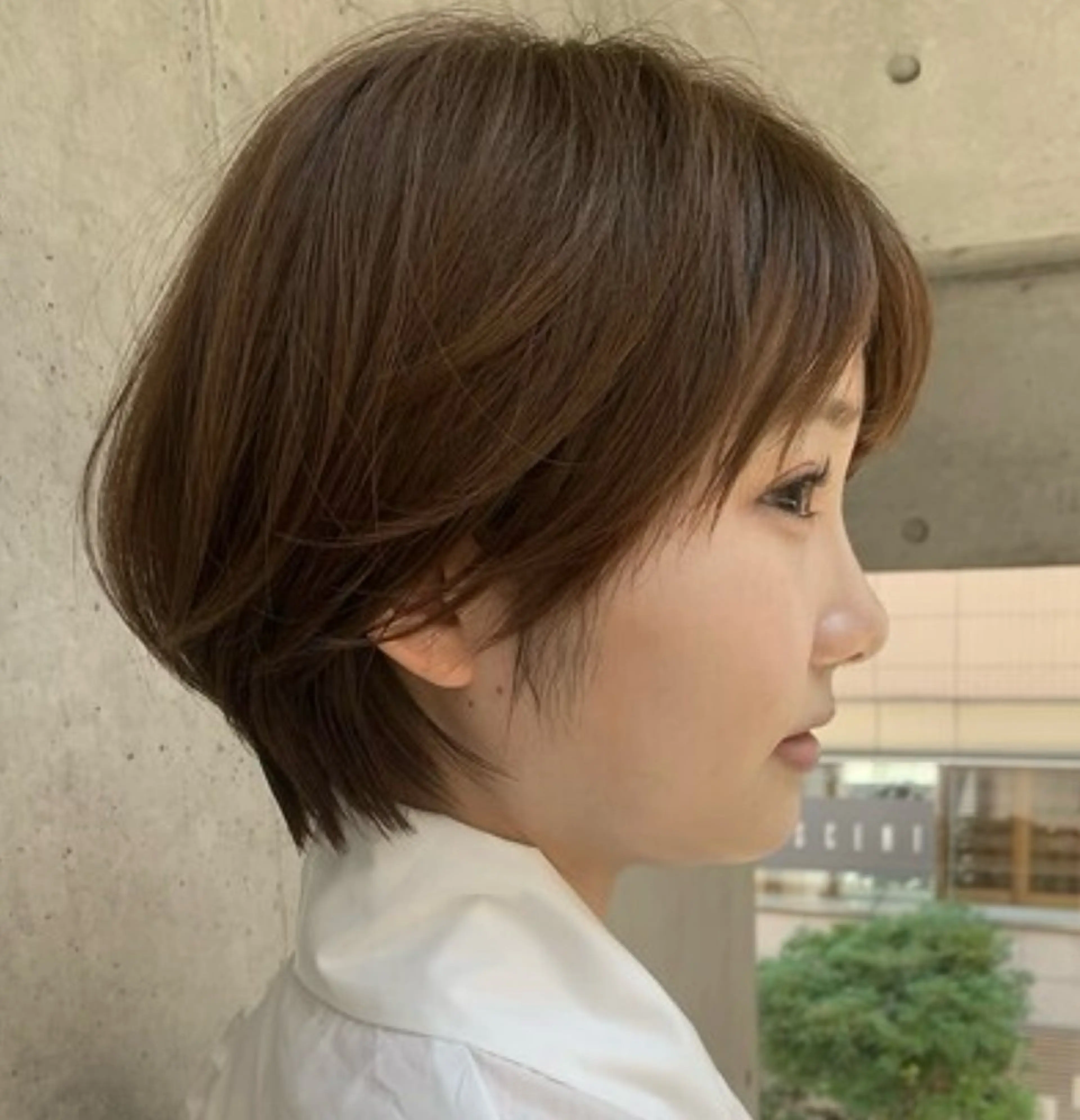 ショート 💎レイヤー×顔周り カット💎杉原のヘアスタイル