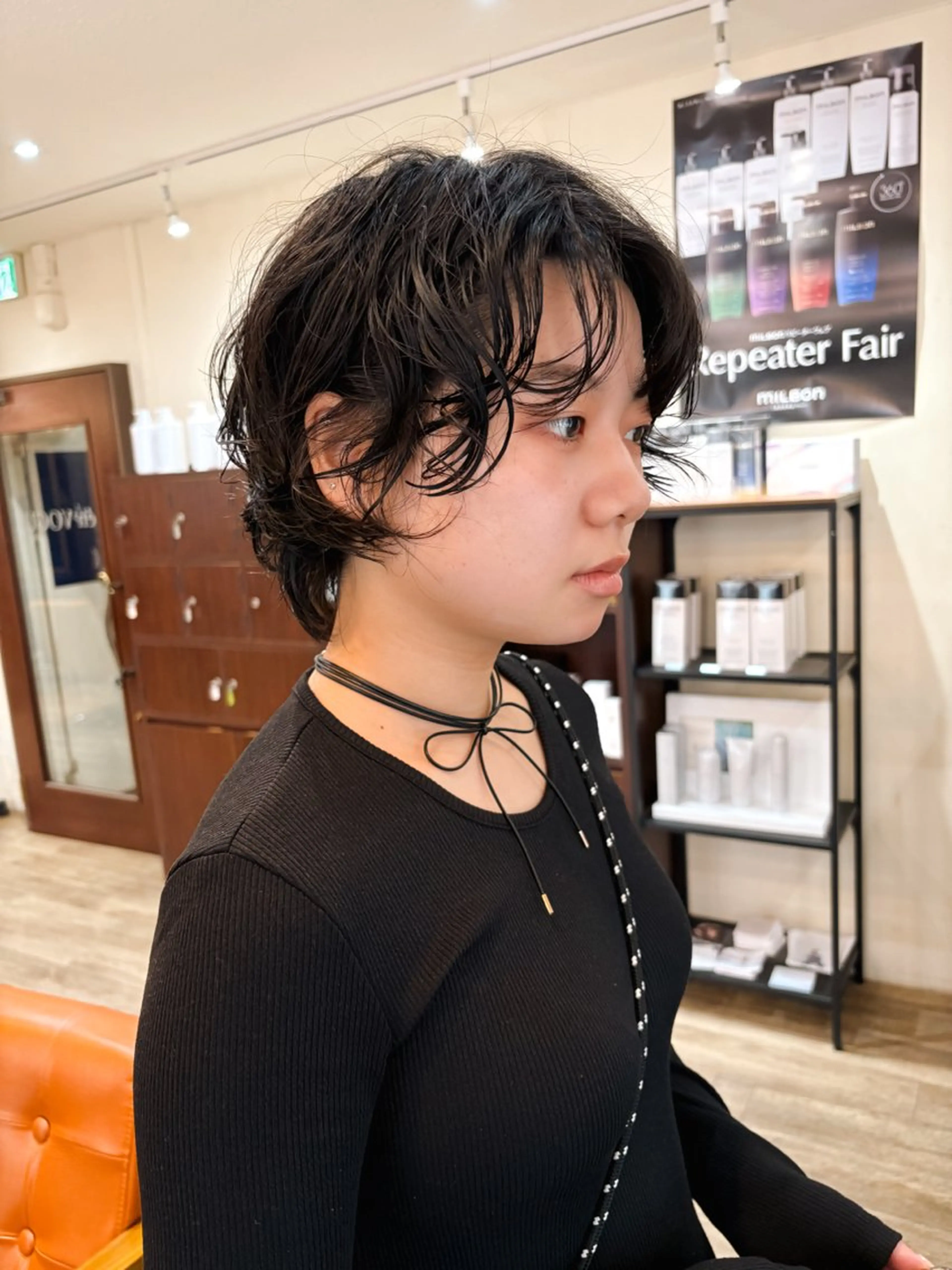 ショート ボブ 髪質改善 レイヤーカット Miyamoto Yasuchikaのヘアスタイル