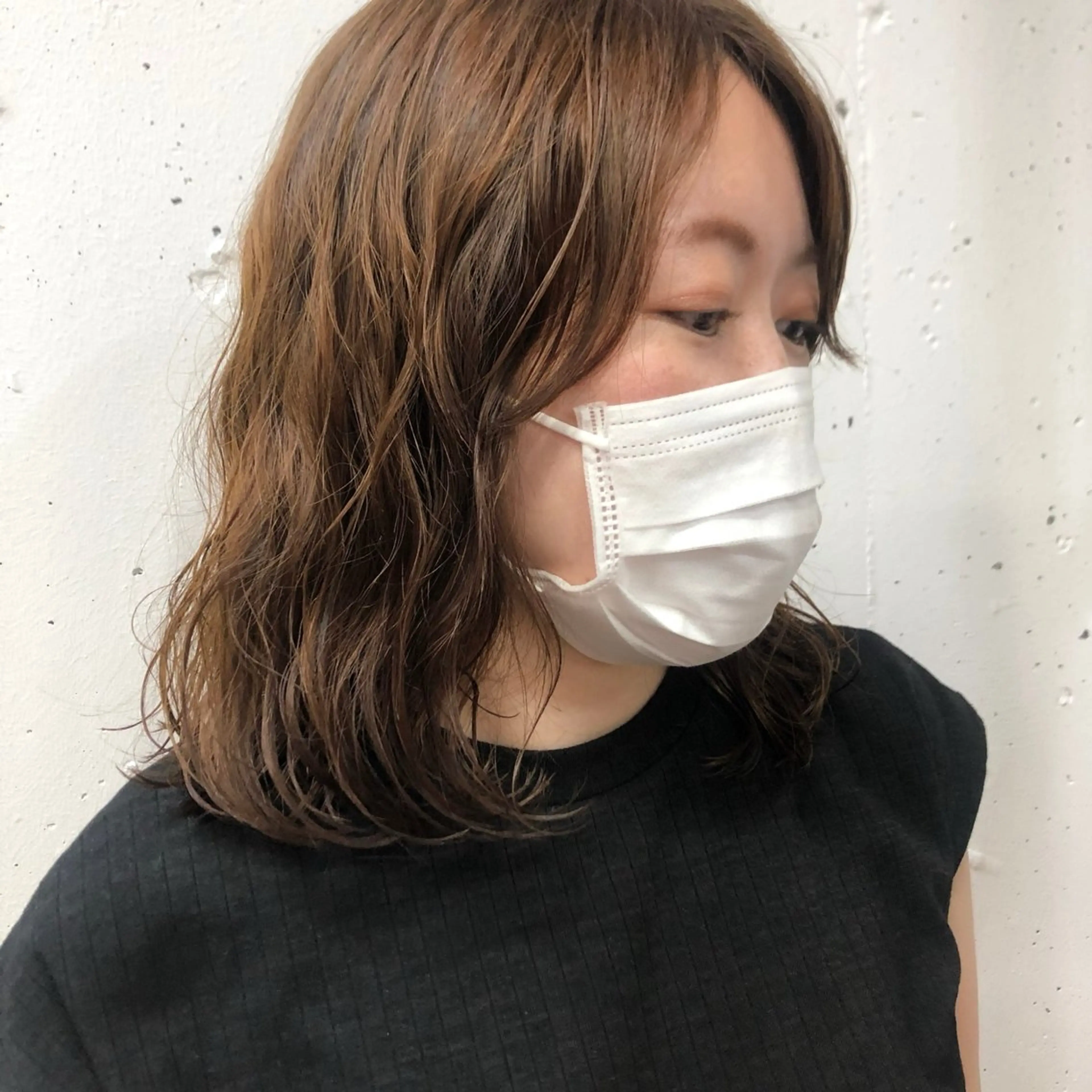 ミディアム ショートカット/ キタハラユリナのヘアスタイル