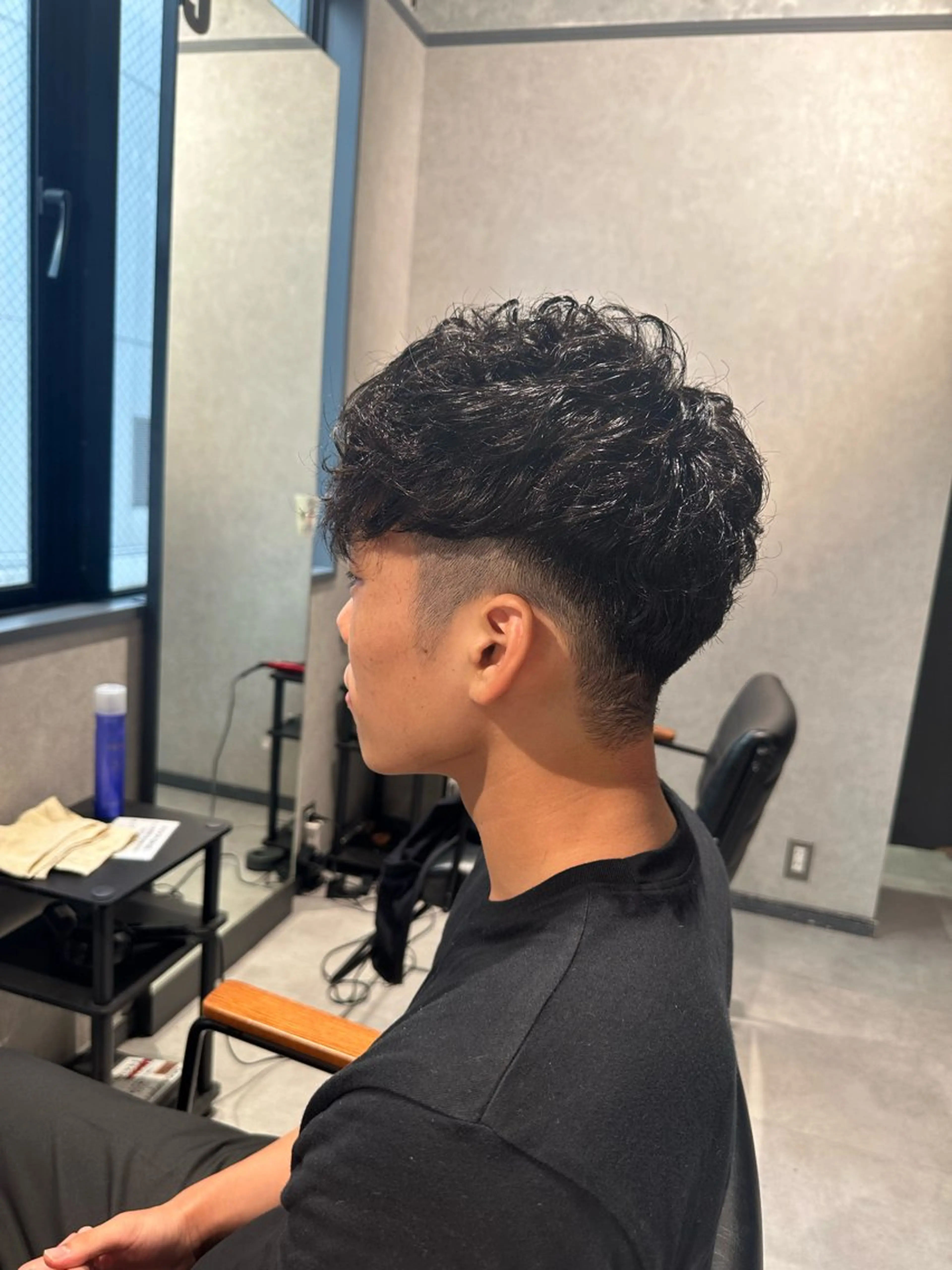 ショート パーマ ヘアアレンジ メンズ NEXT NEO所属・メンズヘア静岡 ✂︎Ryuheiのヘアスタイル