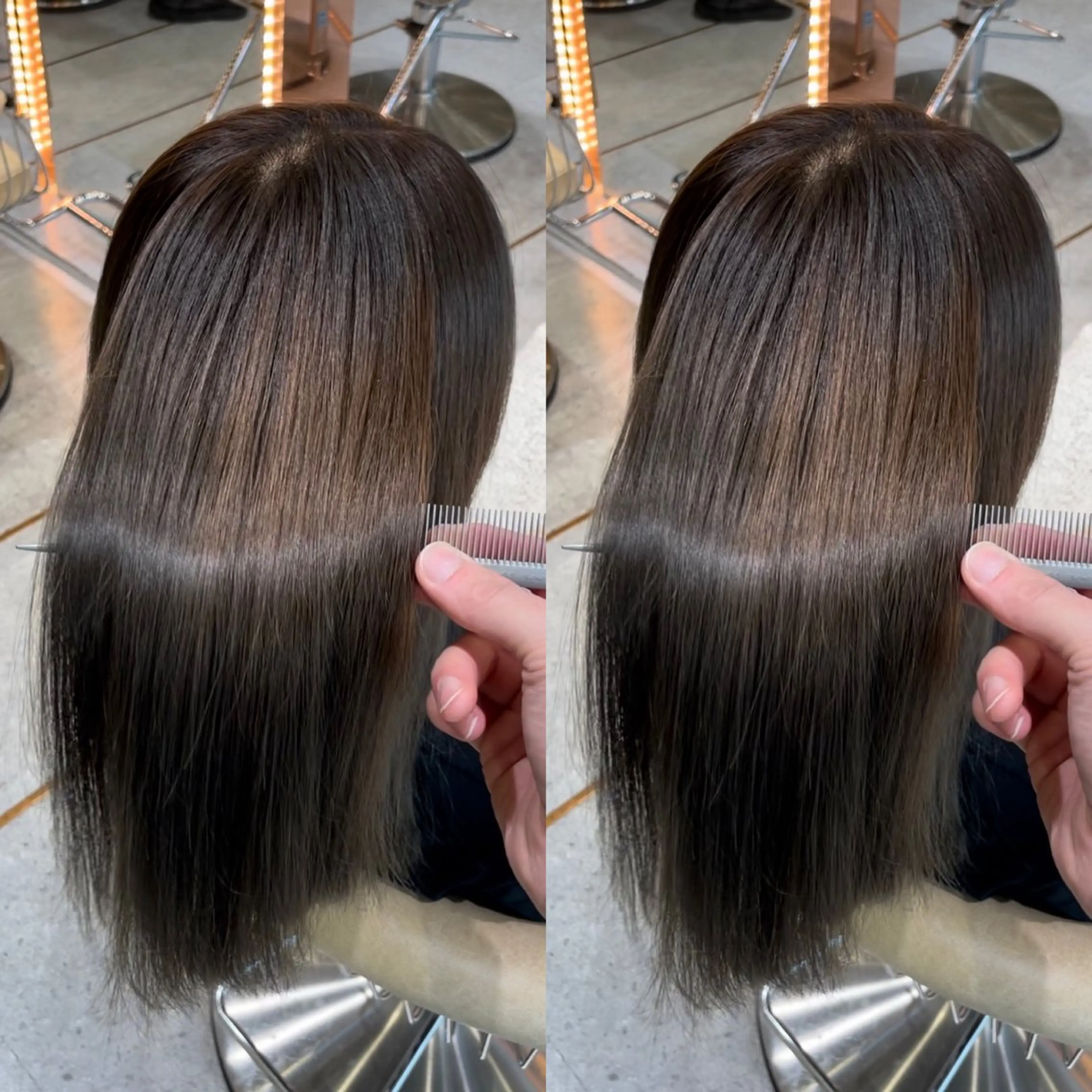 ロング 髪質改善 トリートメント カット ヘアカラー 縮毛矯正 トリートメント 美髪縮毛矯正🤍 髪質改善/Shinaのヘアスタイル