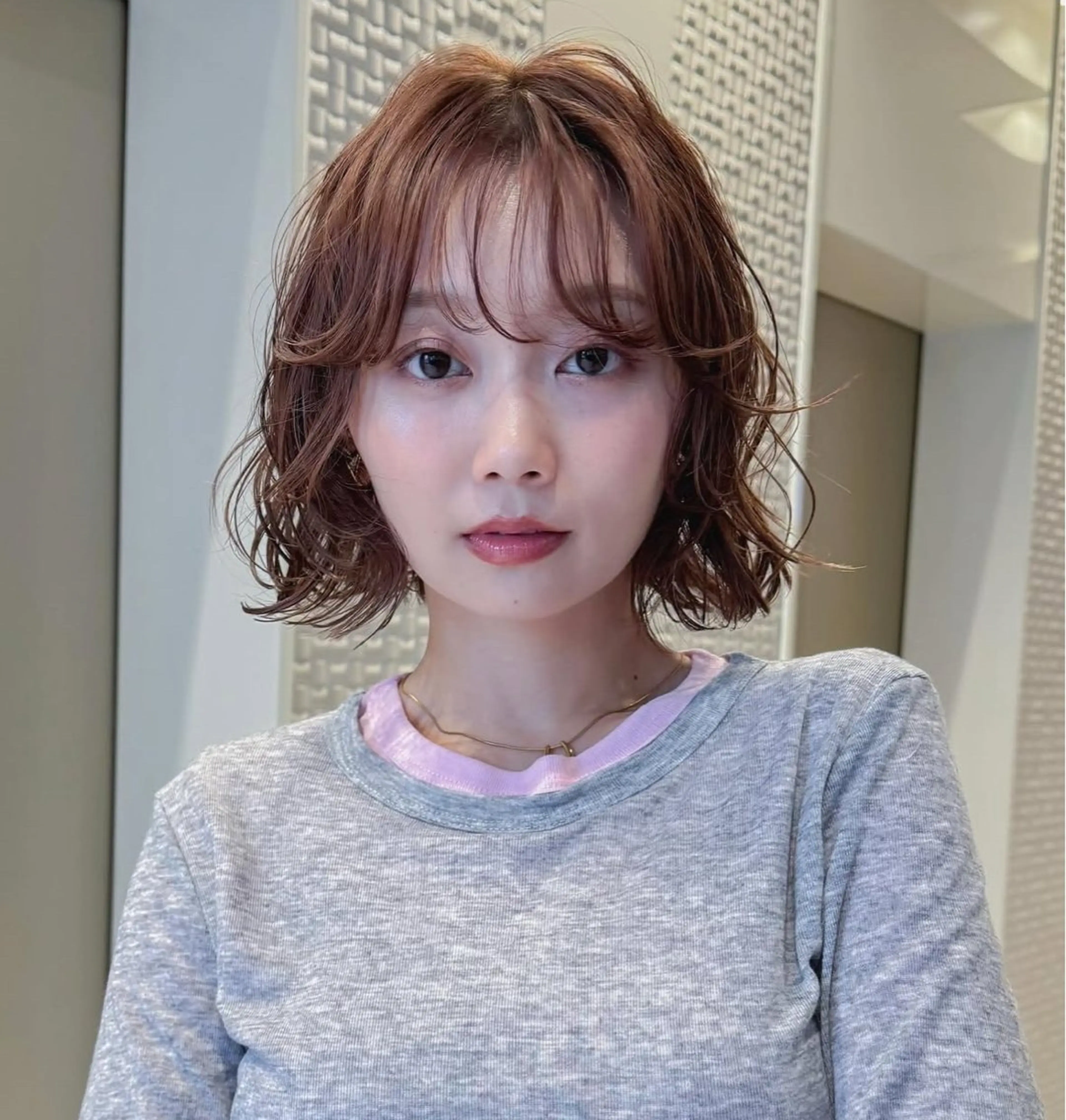 ショート パーマ 内山 湧勝/ メンズ/暖色カラーのヘアスタイル