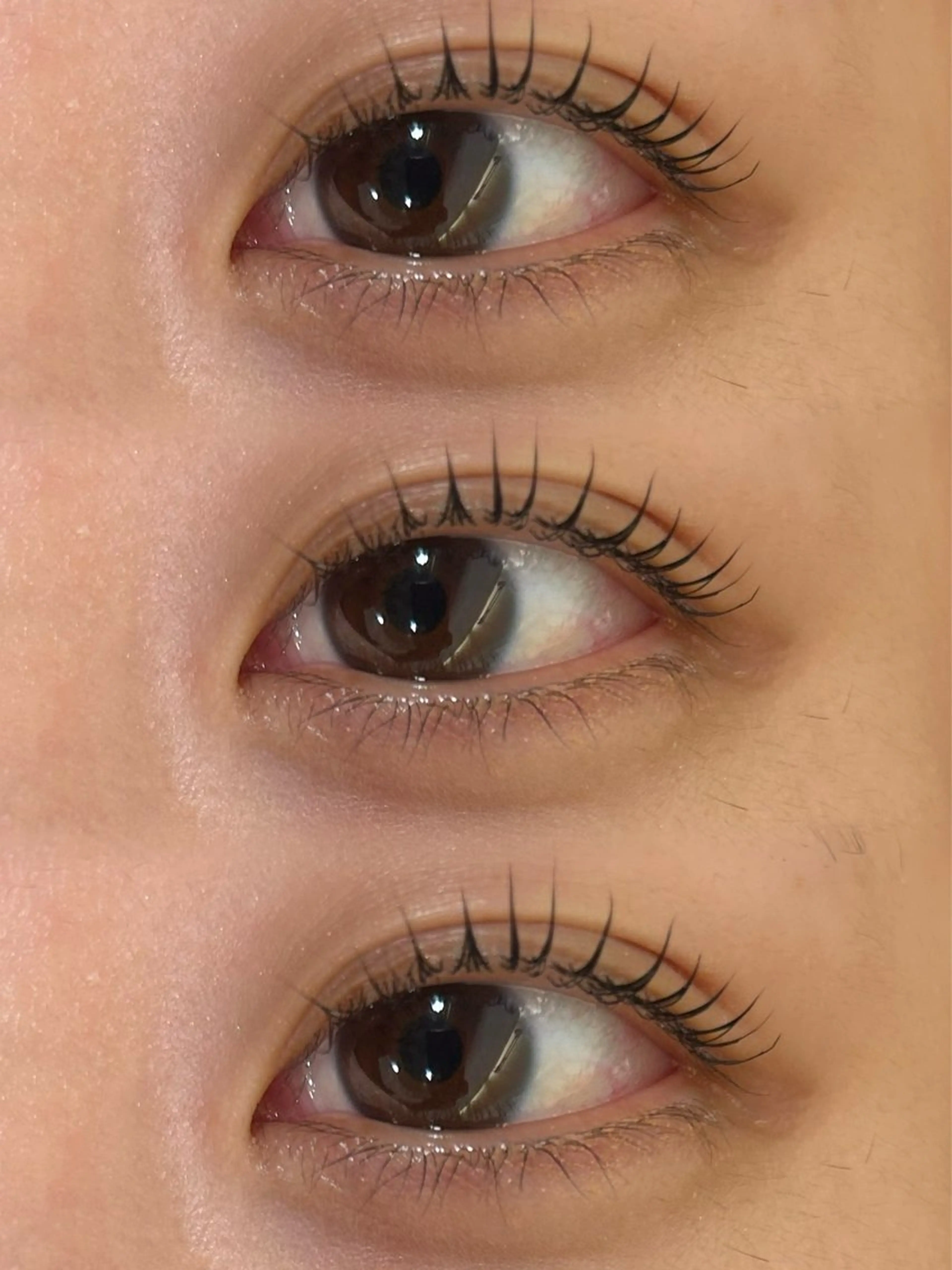 マツエク・マツパ 束感まつ毛 まつげパーマ 一重×まつ毛パーマ femme横川 Rinkaのマツエク・マツパデザイン