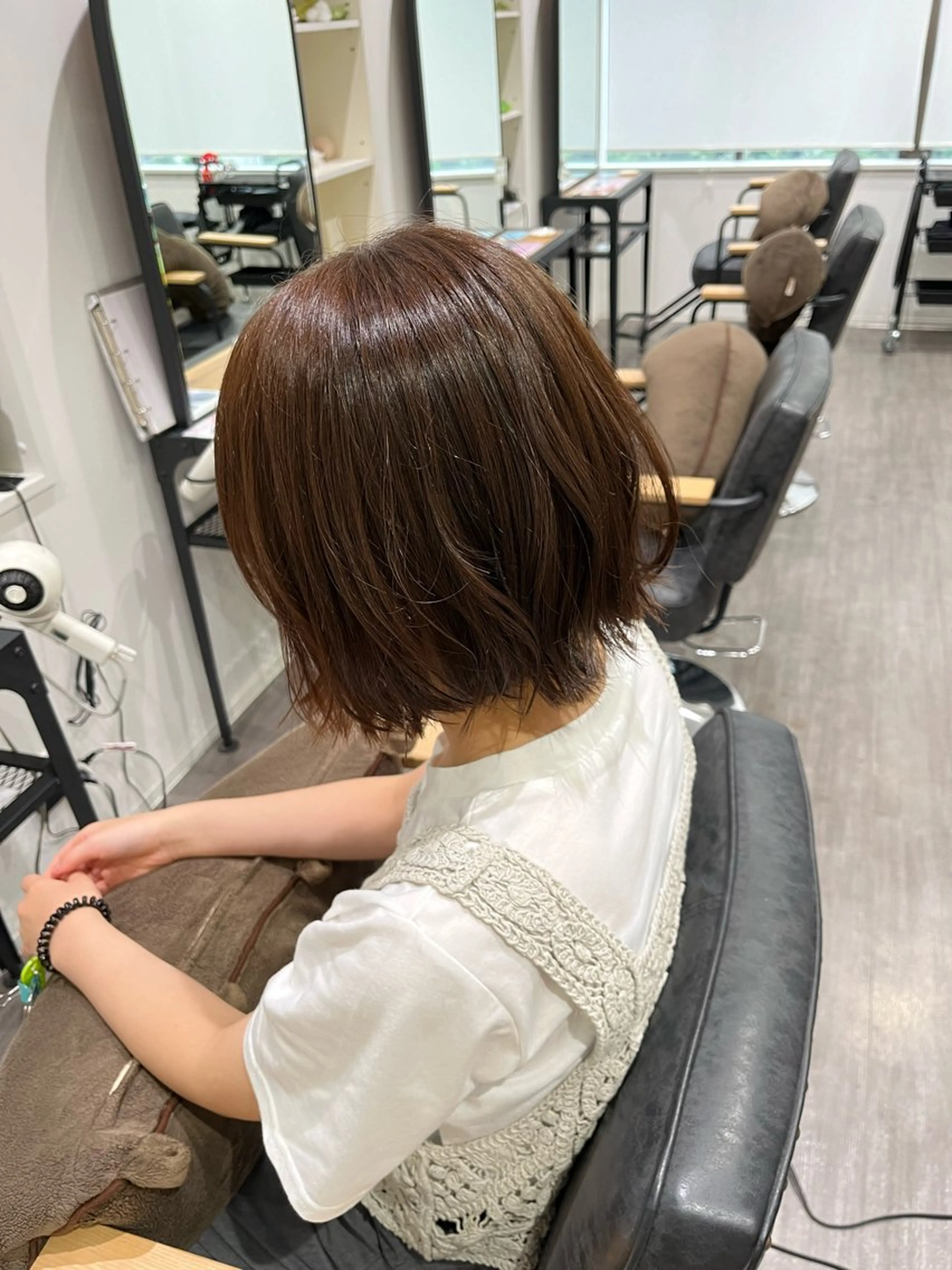ショート アッシュ アッシュブラウン cocotte🦋 miyuのヘアスタイル