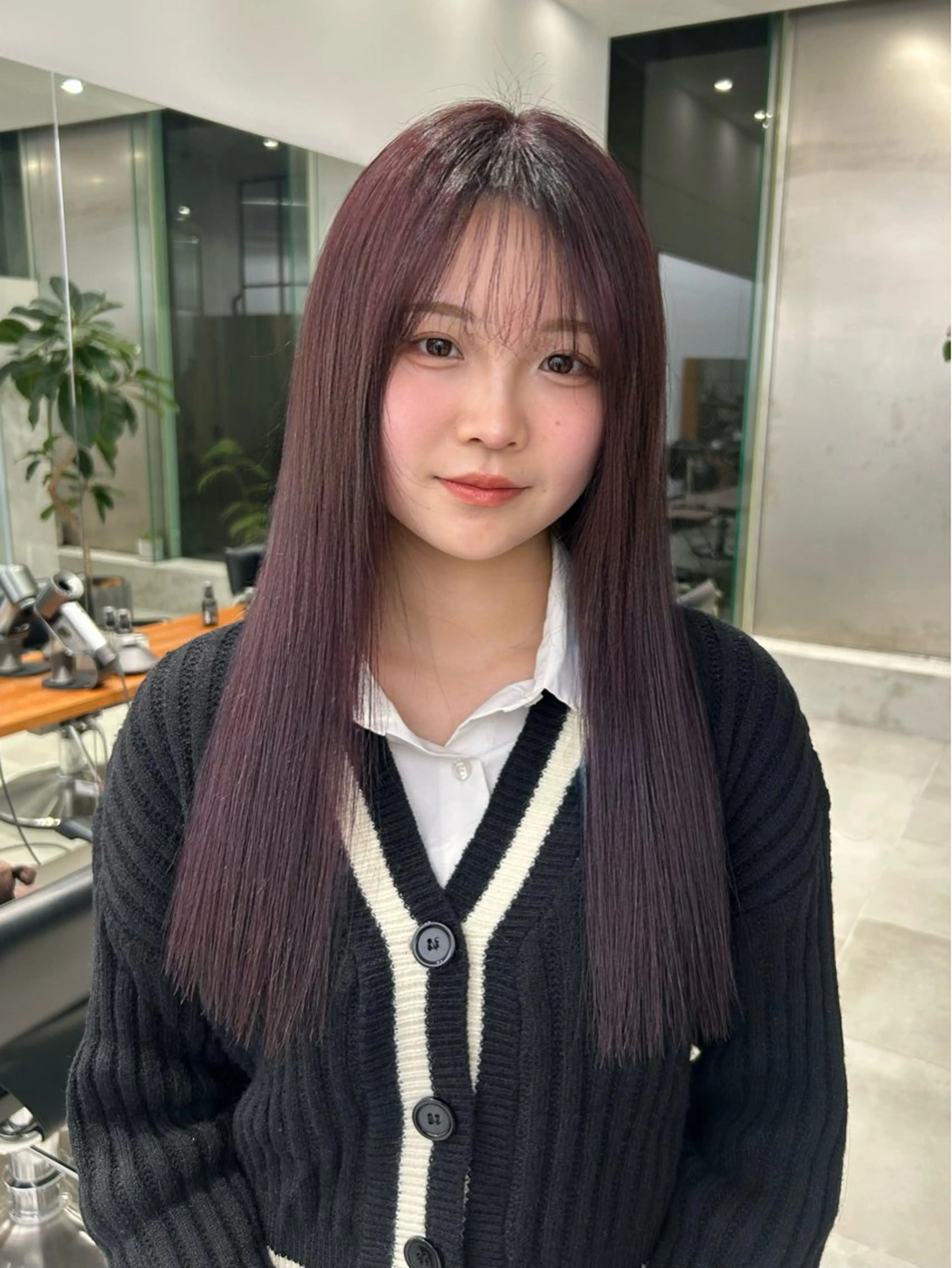 カラー 透明感ハイトーン/ レイヤー/セイナのヘアスタイル