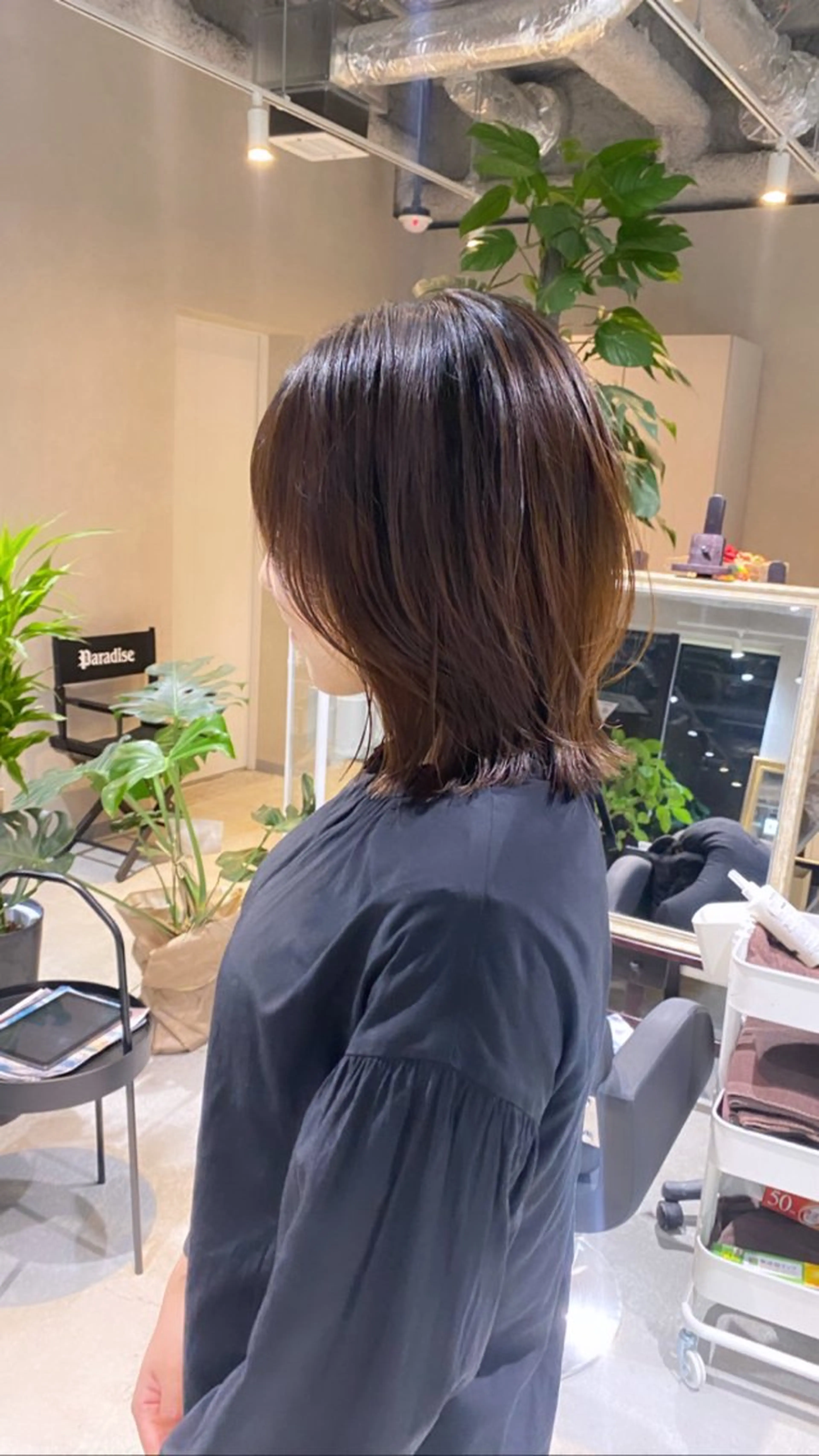 ショート カラー パーマ ボブ くびれヘア TYCHE GINZA所属・🍃服部 雅哉🍃銀座◎のヘアスタイル