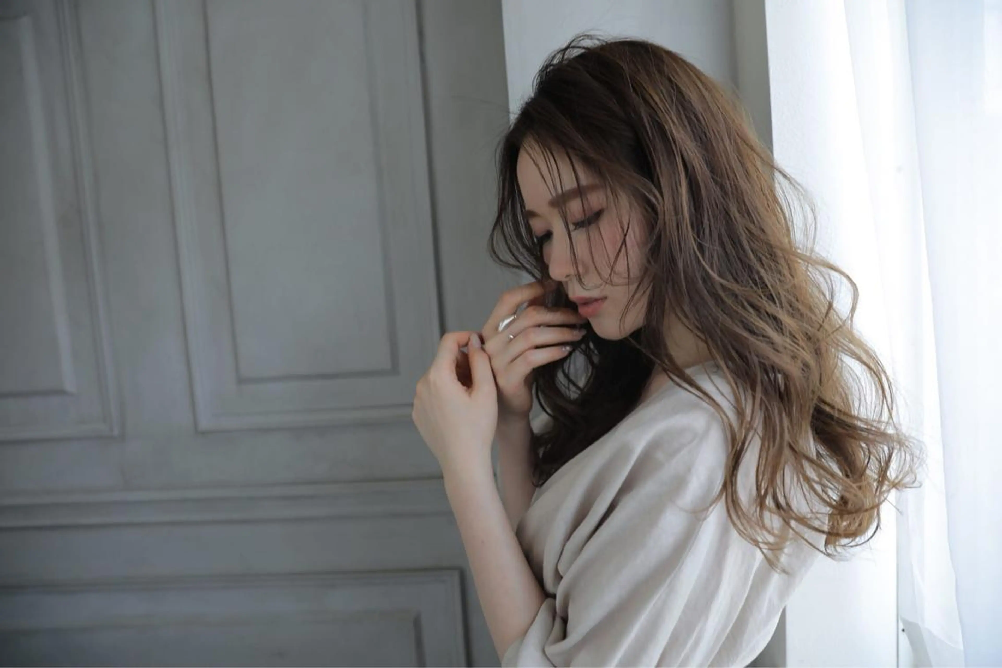 セミロング カラー ヘアアレンジ AVANCE.神戸元町所属・ERI ☆のヘアスタイル