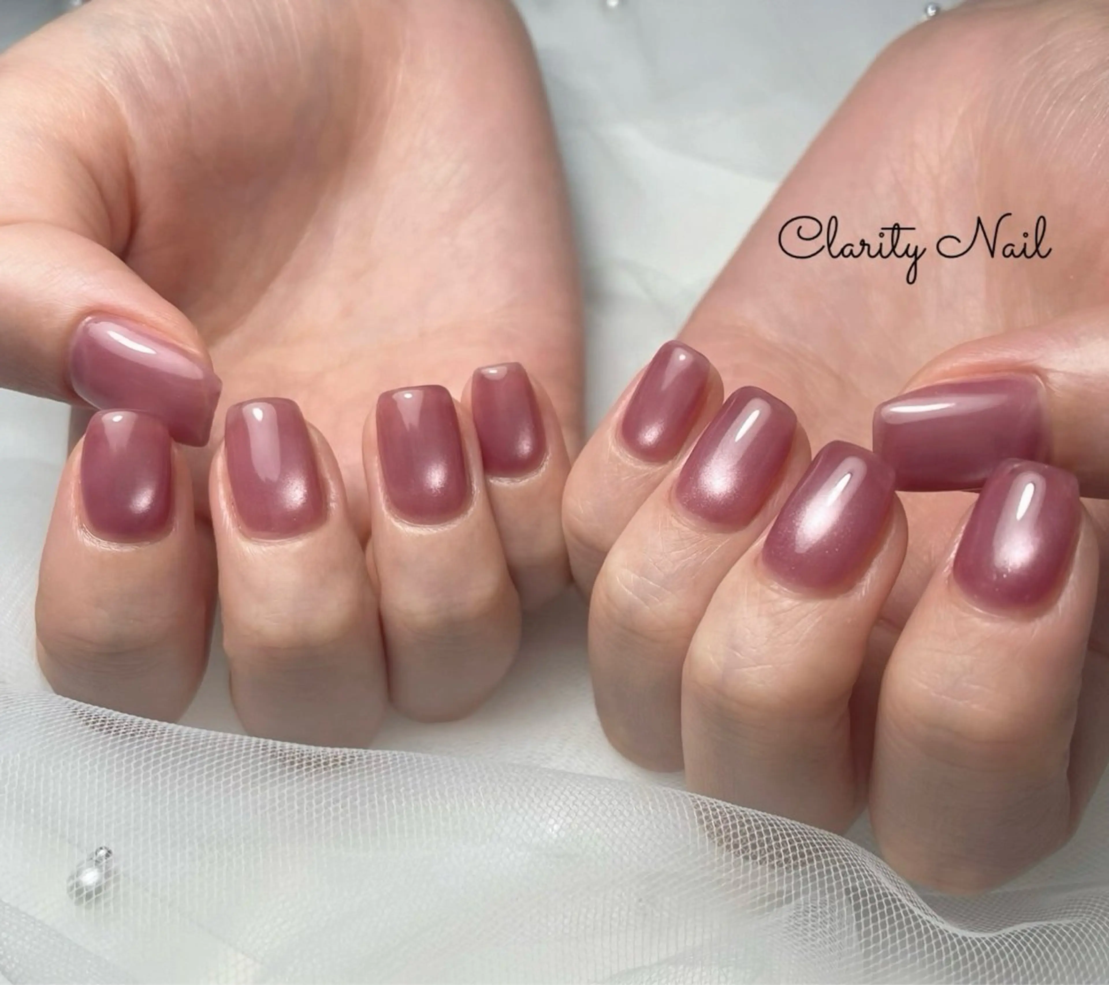 ネイル ワンカラーネイル ハンドネイル Clarity Nailのネイルデザイン