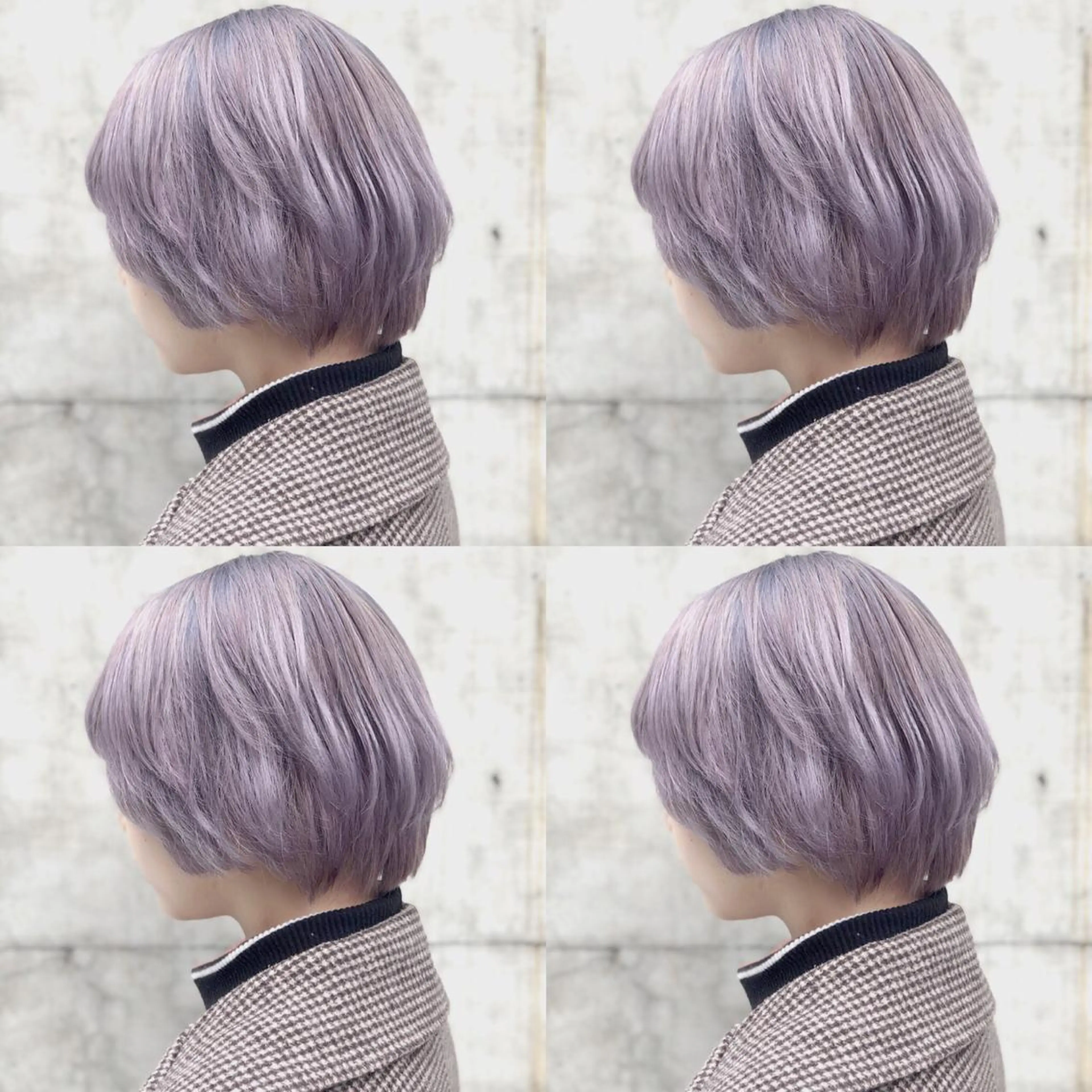 ショート カラー 韓国レイヤーカット/ 儚げカラーチナツのヘアスタイル