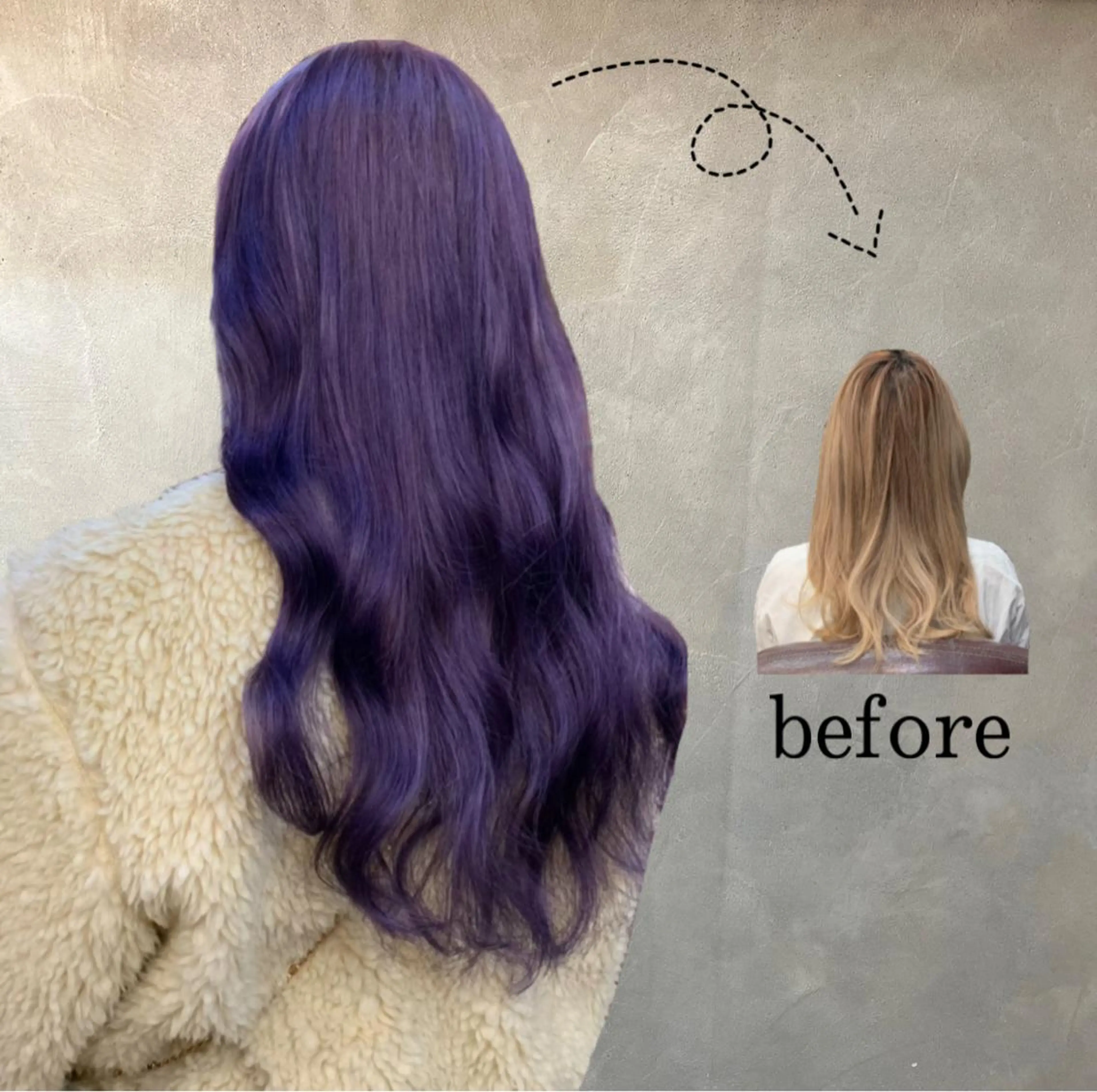 ロング エクステ CS made by SHACHU栄店所属・❤️‍🔥シールエク ＋カラー京❤️‍🔥のヘアスタイル