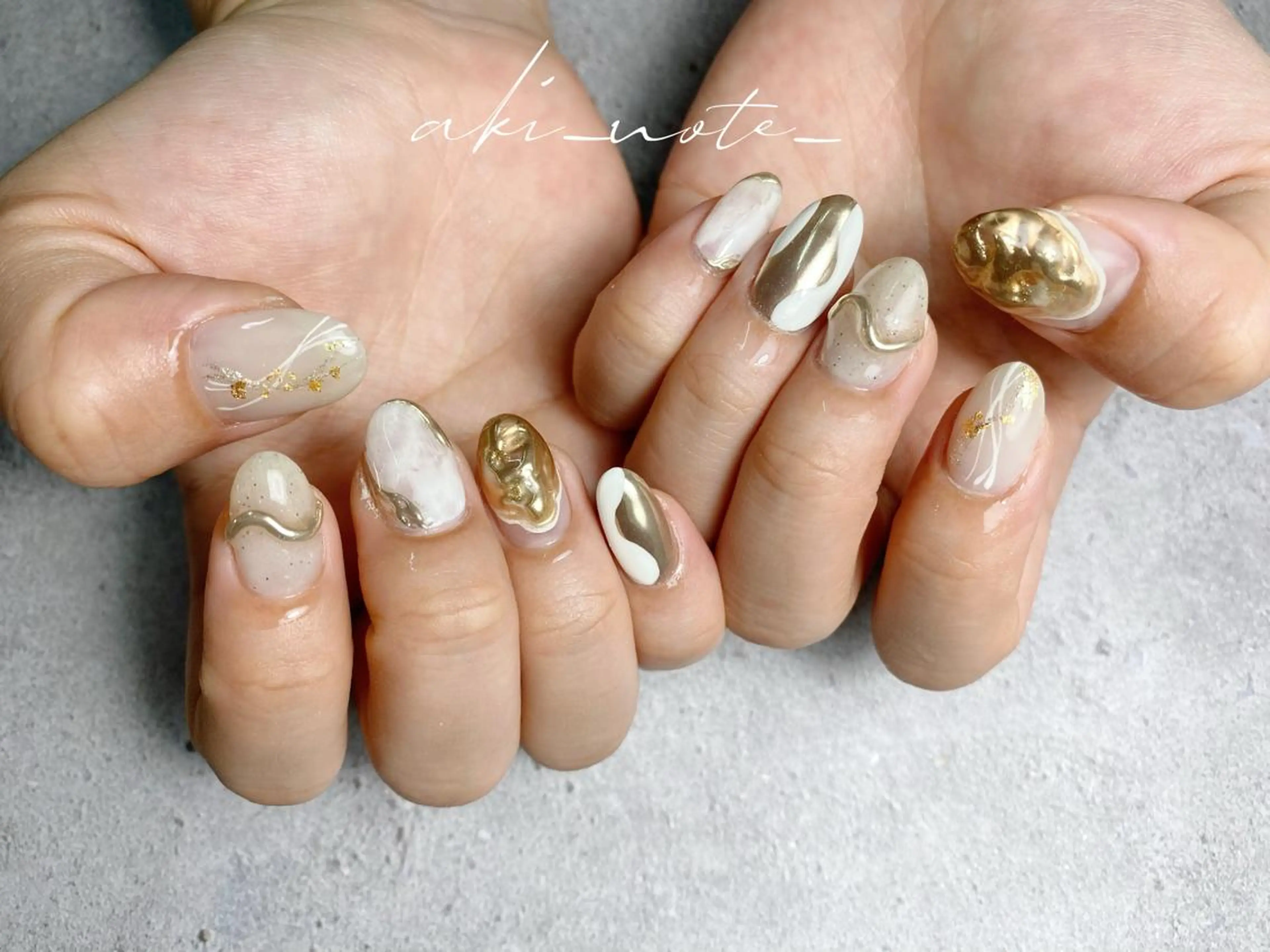 ネイル 成人式 ハンドネイル フットネイル GRANDE大須 栄/店長 aki🌙のネイルデザイン