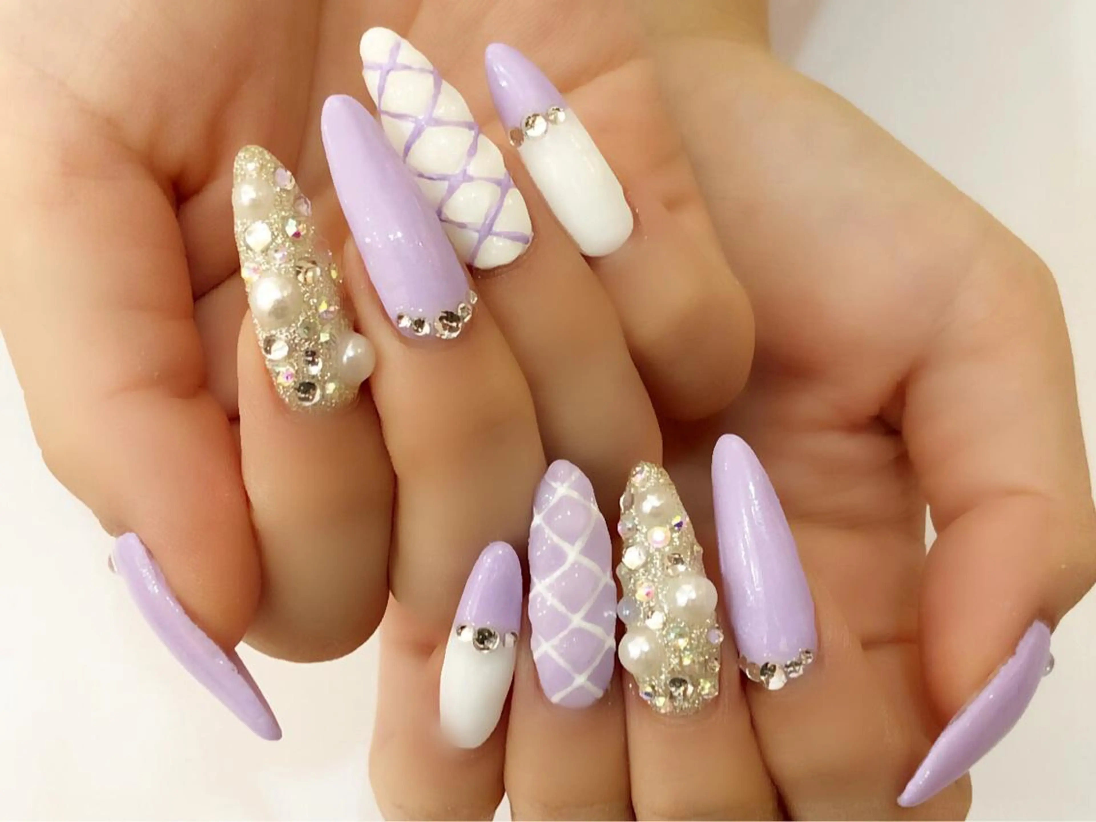 ロング カラー メンズ キッズ ネイル 学生（メンズ向け） ピンクカラー 学生 ロング アートネイル NAILSGOGO shibuyaのネイルデザイン