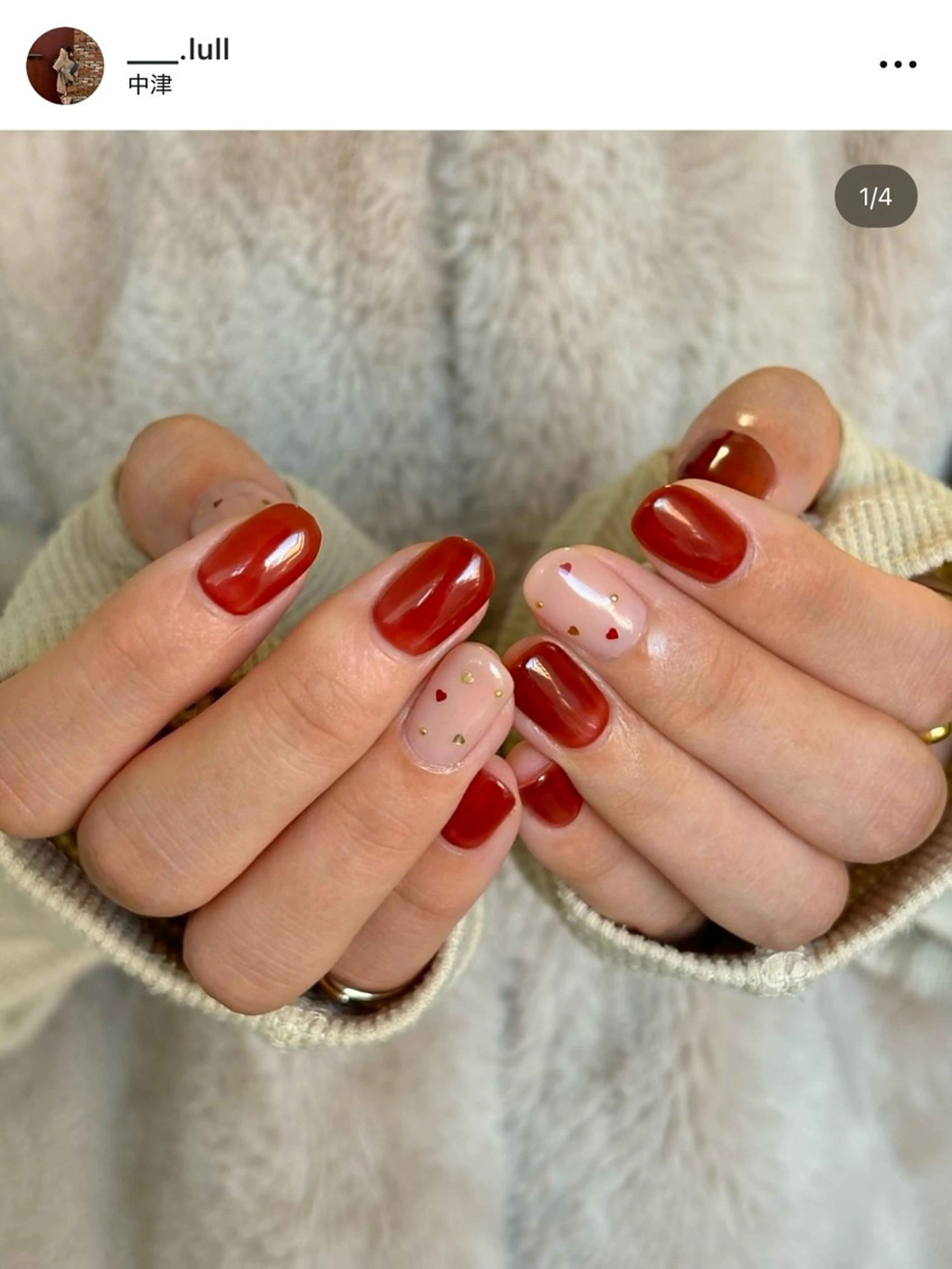 ネイル フットネイル キラキラネイル マグネットネイル リボン ワンホンネイル Lull ネイル/ HBL/ハンドケアのネイルデザイン