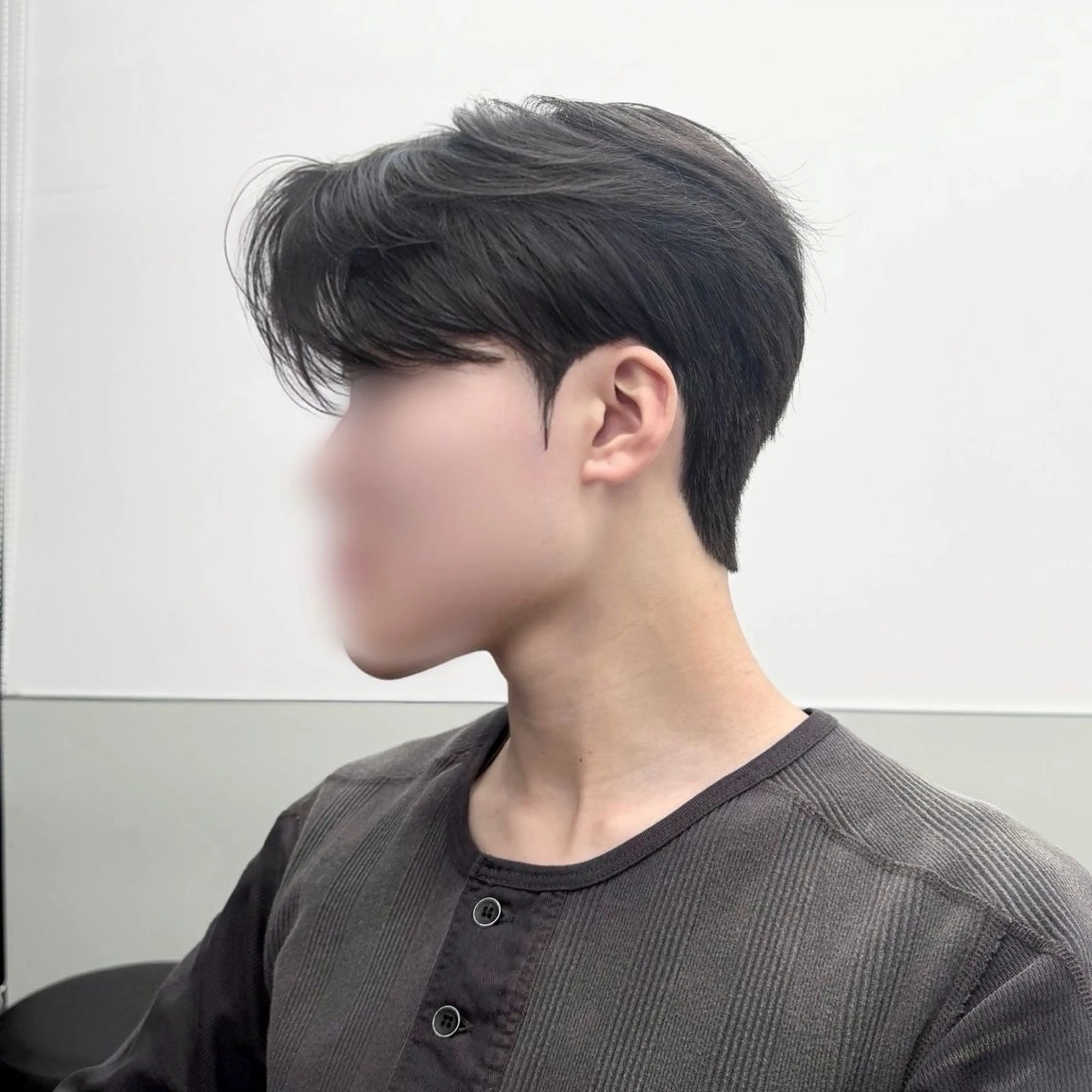 パーマ メンズ メンズ韓国風 メンズパーマ 森山 陽菜のヘアスタイル