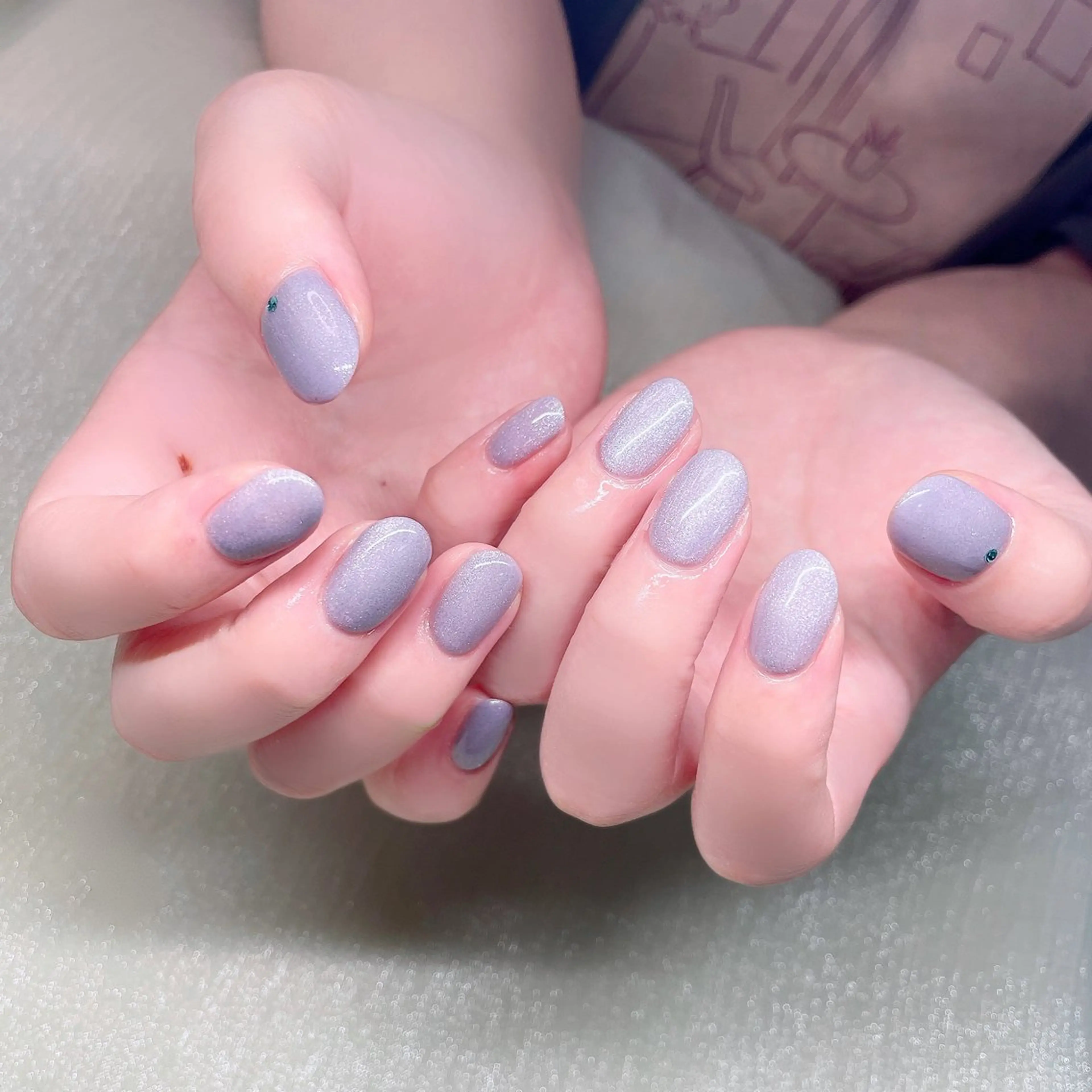 ネイル 長さ出し ストーンネイル ハンドネイル Nailist SUZU所属・Nailist suzuのネイルデザイン