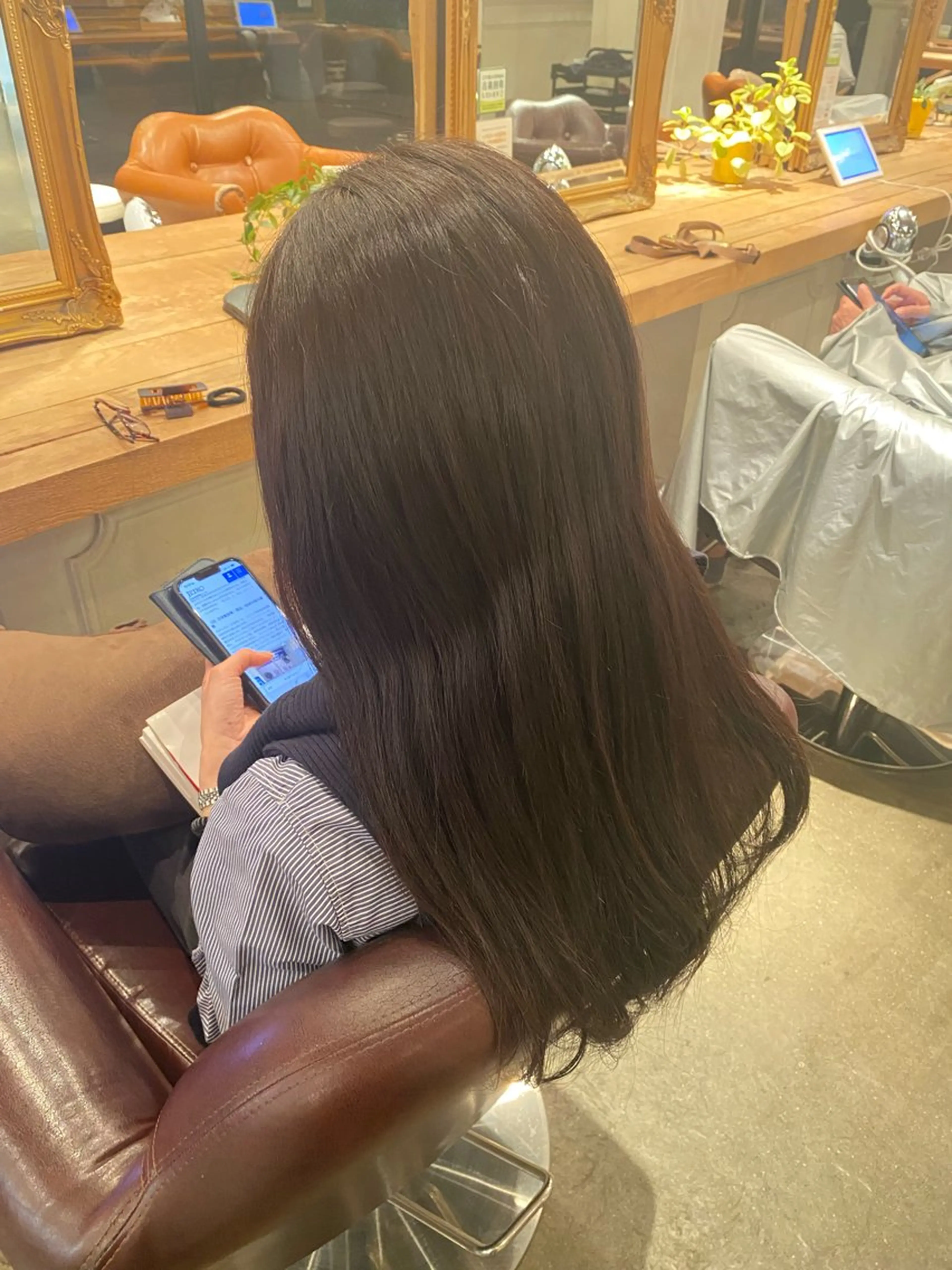 ロング パーマ カット 縮毛矯正 トリートメント 癖毛&ダメージ改善 カット/soyaのヘアスタイル