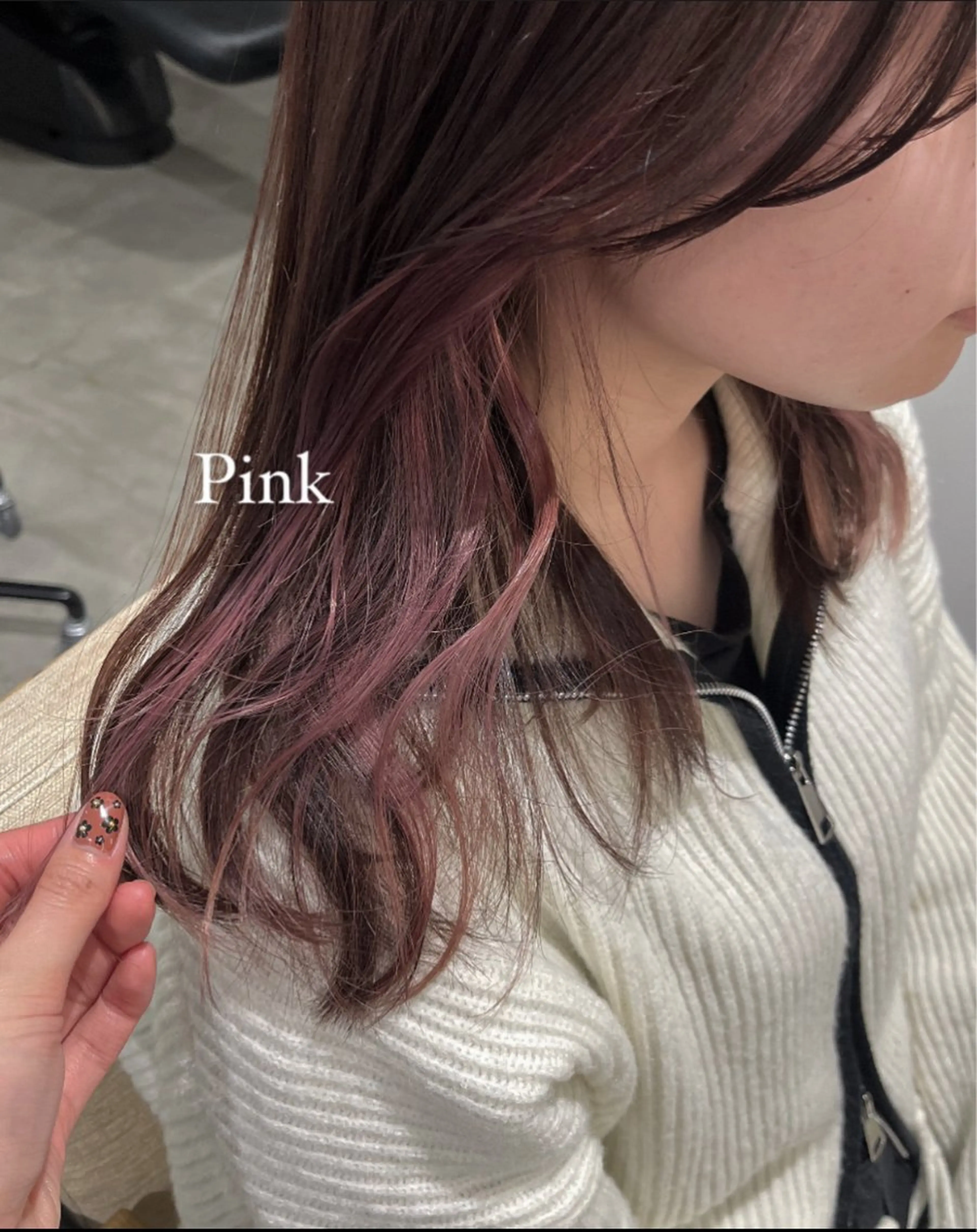 セミロング カラー murai airiのヘアスタイル