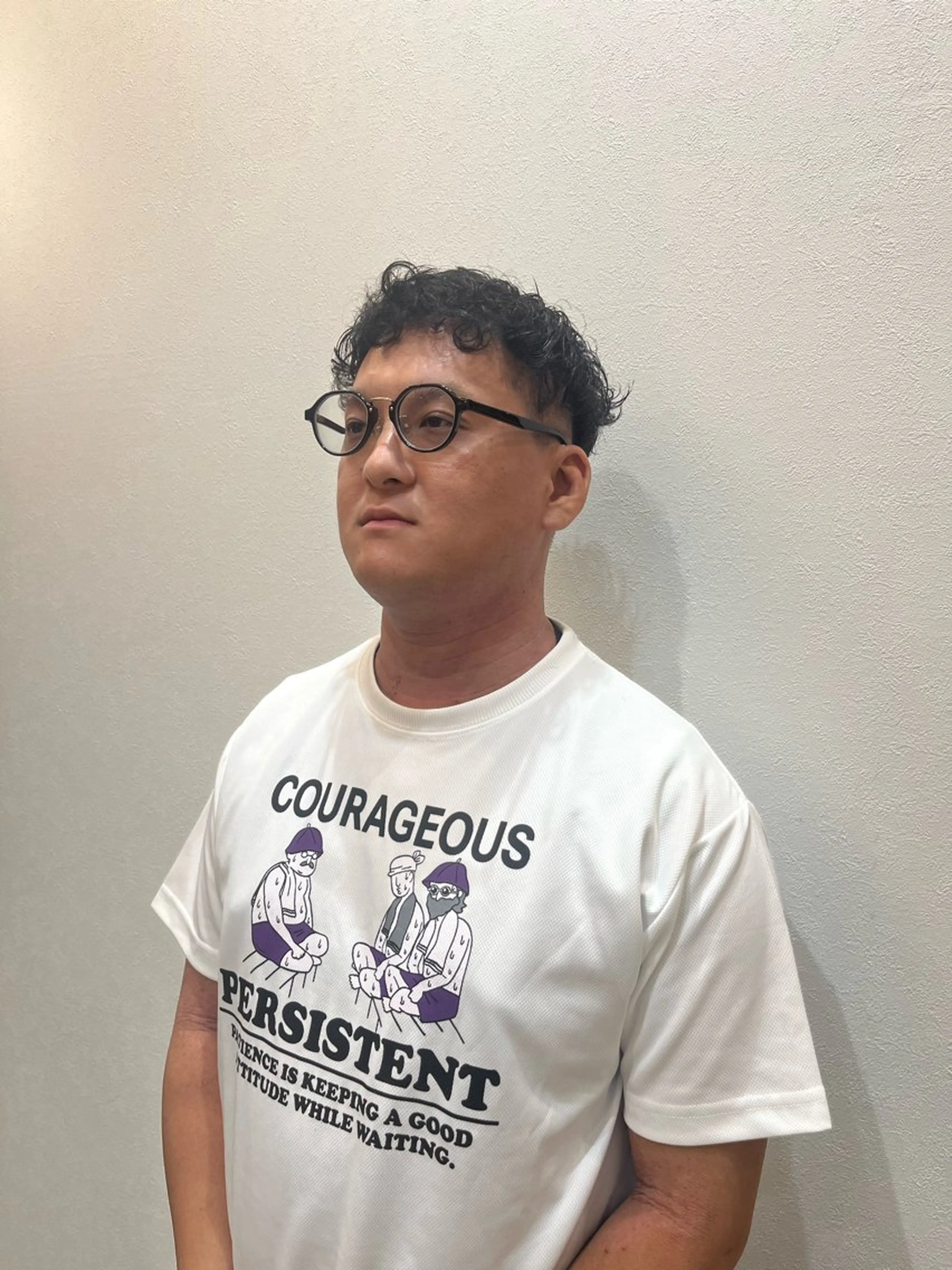 ショート くせ毛 高田 悠月のヘアスタイル