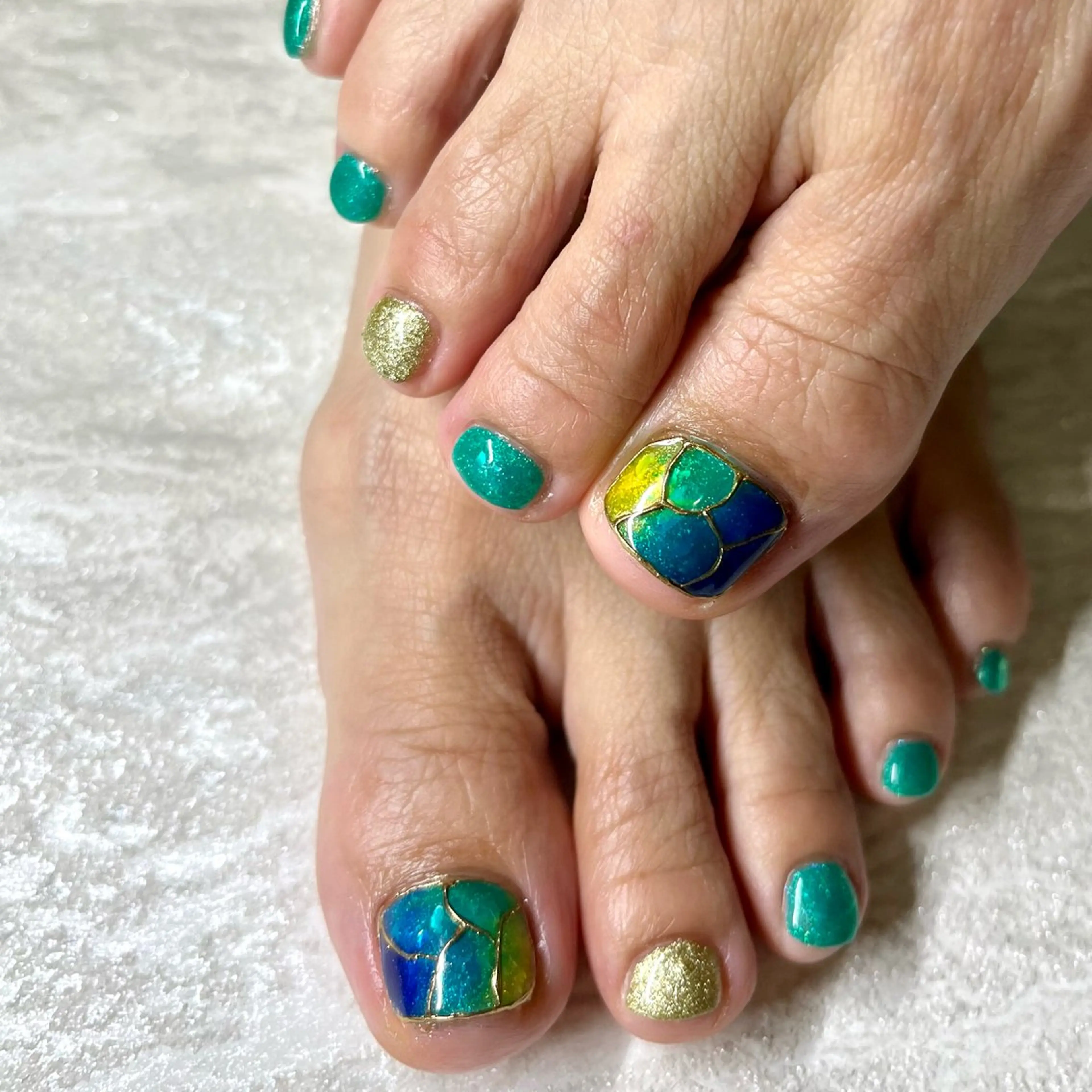 ネイル フットネイル ネイルスタジオ コスタ•デルマールのネイルデザイン