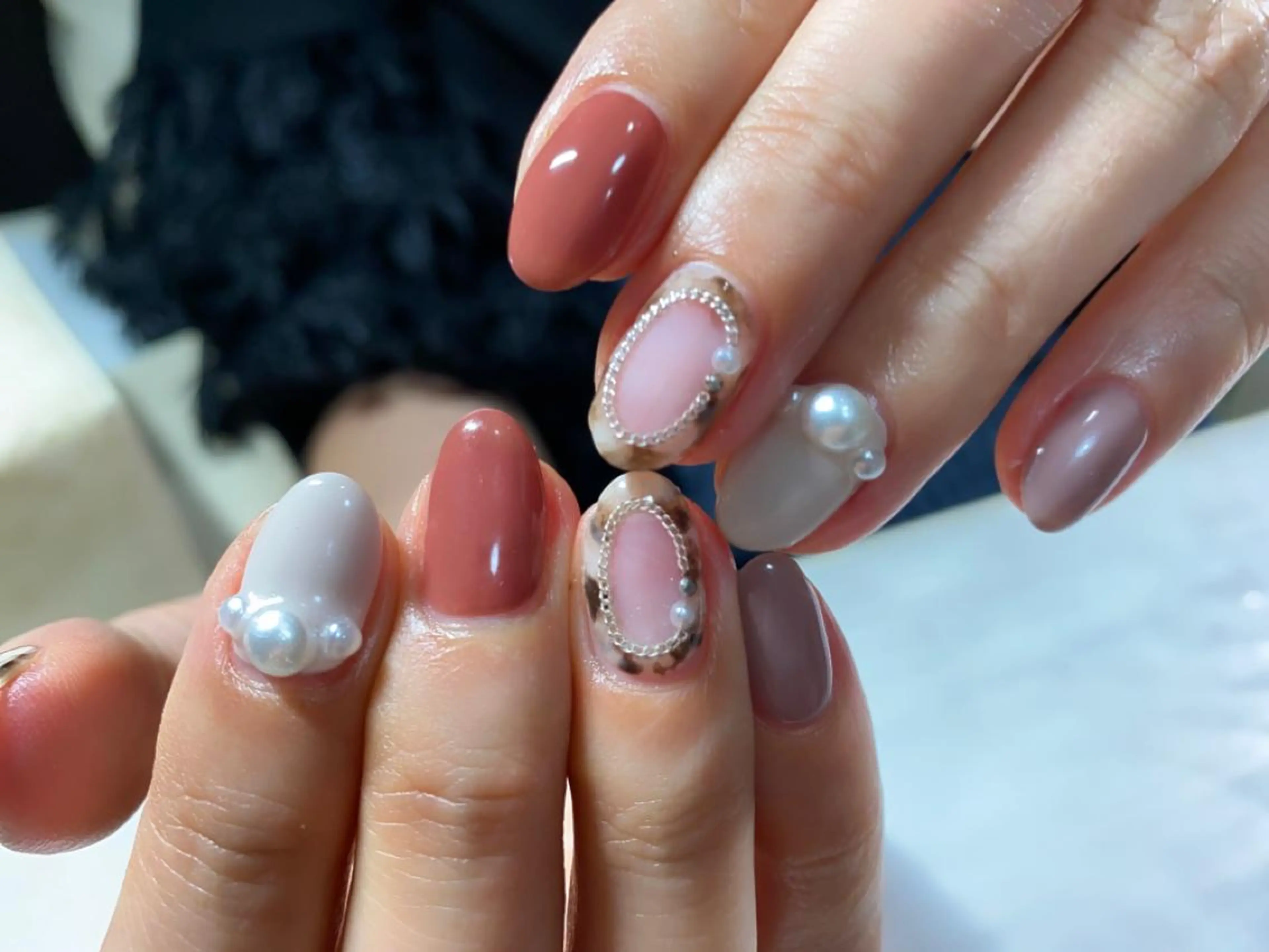 ネイル べっ甲ネイル ハンドネイル atelier la vita所属・lavita. mimuraのネイルデザイン