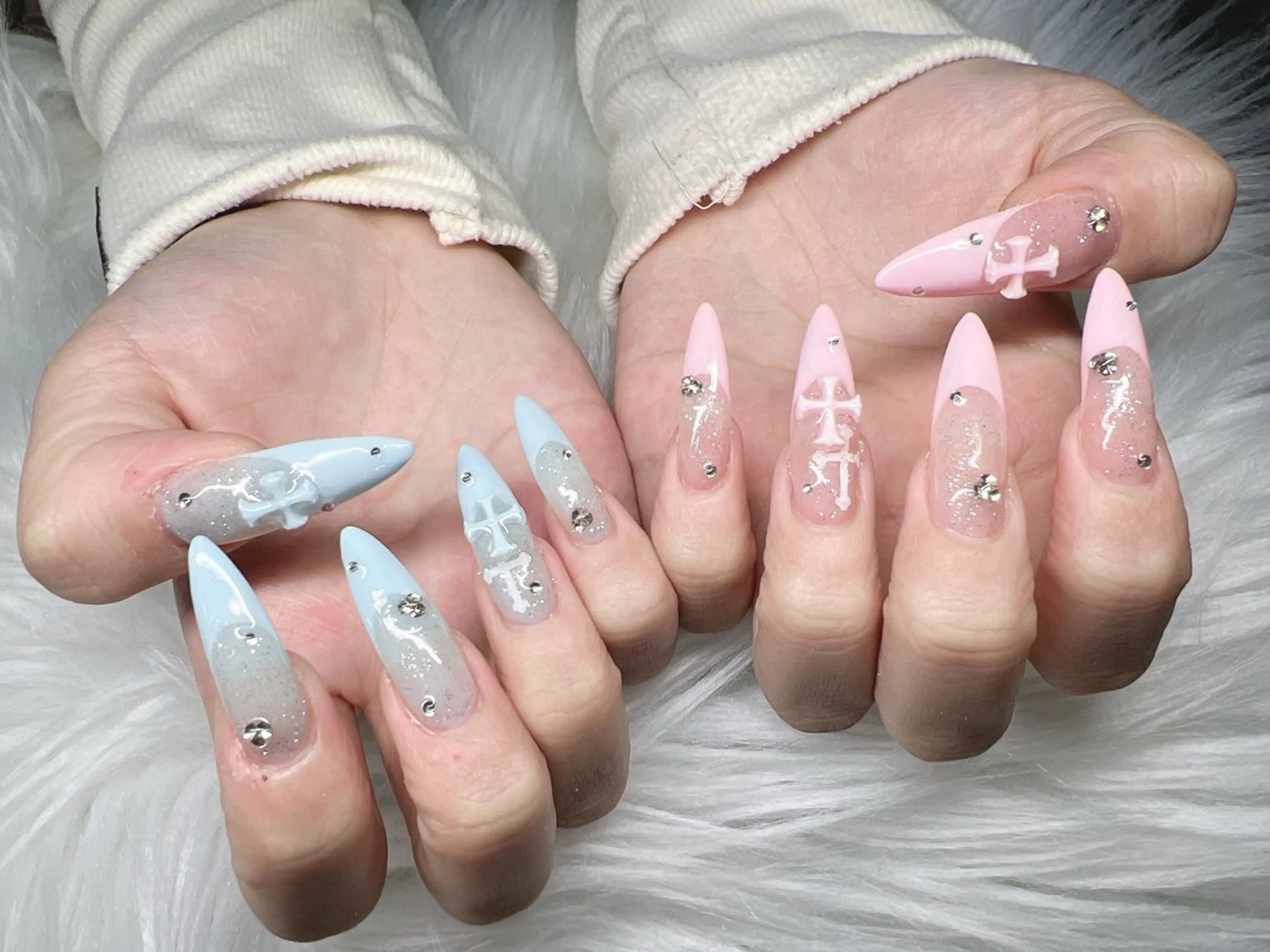 ネイル ハンドネイル Lee Nails チップ長さだし専門店のネイルデザイン