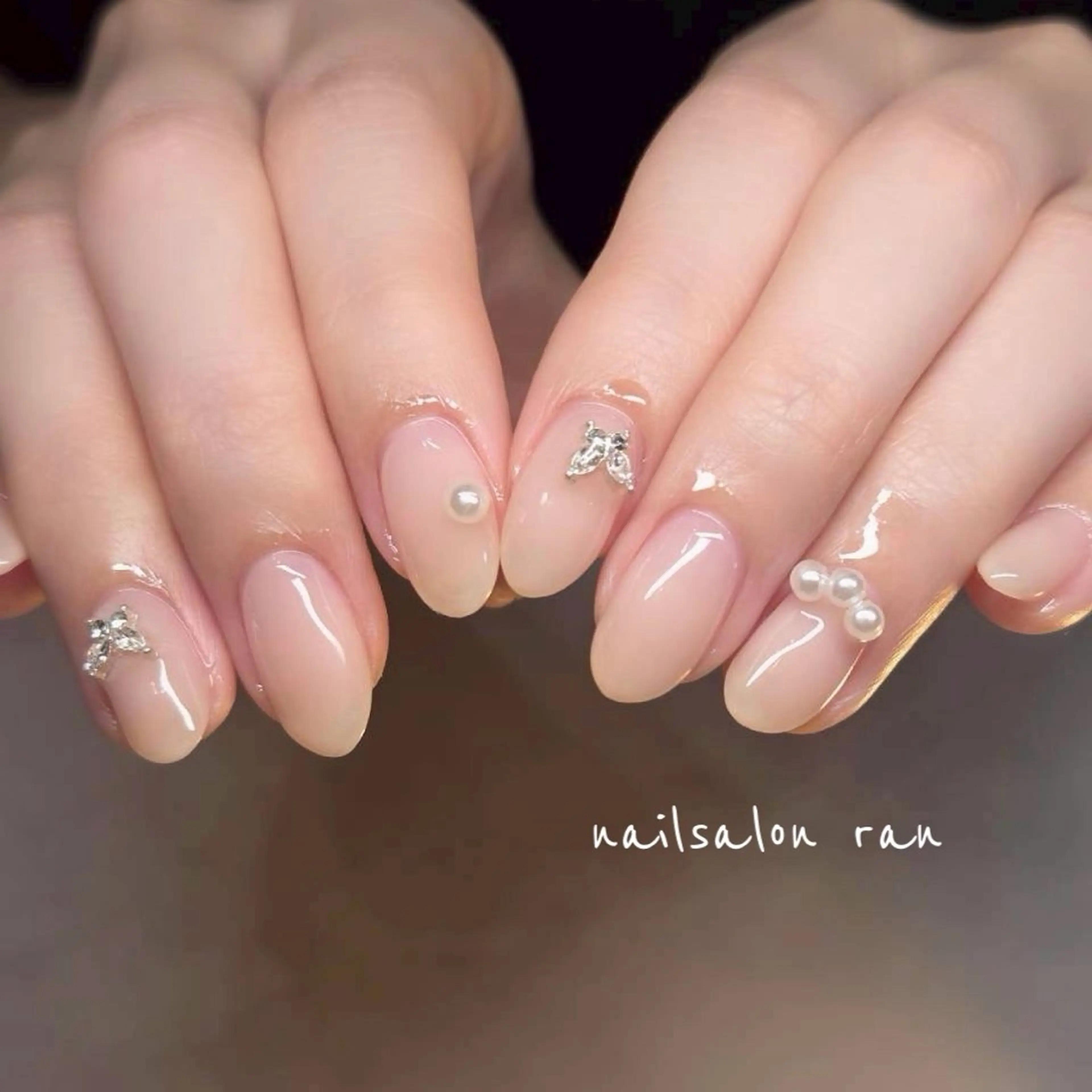 ネイル ワンカラーネイル シンプルネイル ハンドネイル nailsalon ranのネイルデザイン