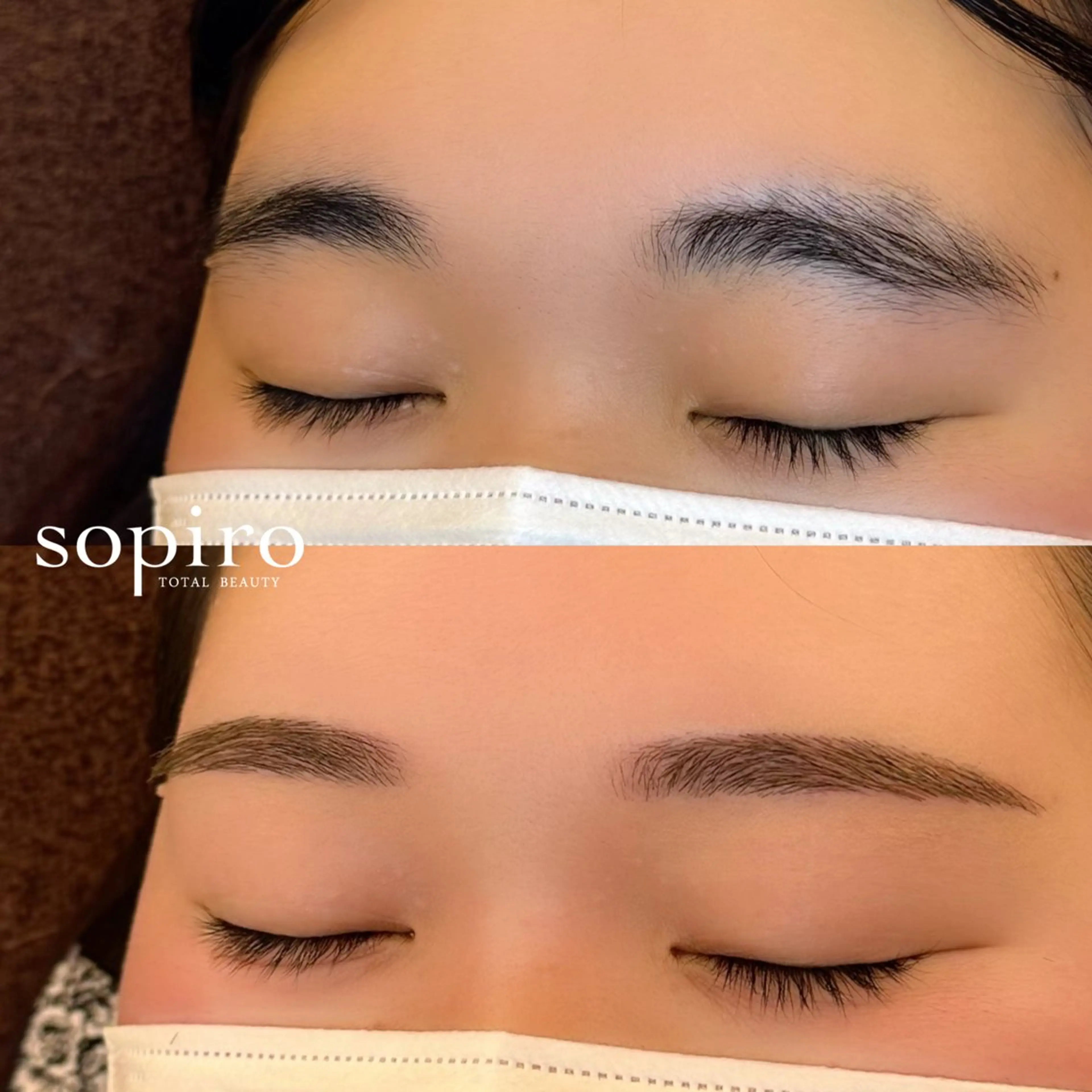 アイブロウ ワックス脱毛 眉カット sopiro_ yuuのマツエク・マツパデザイン