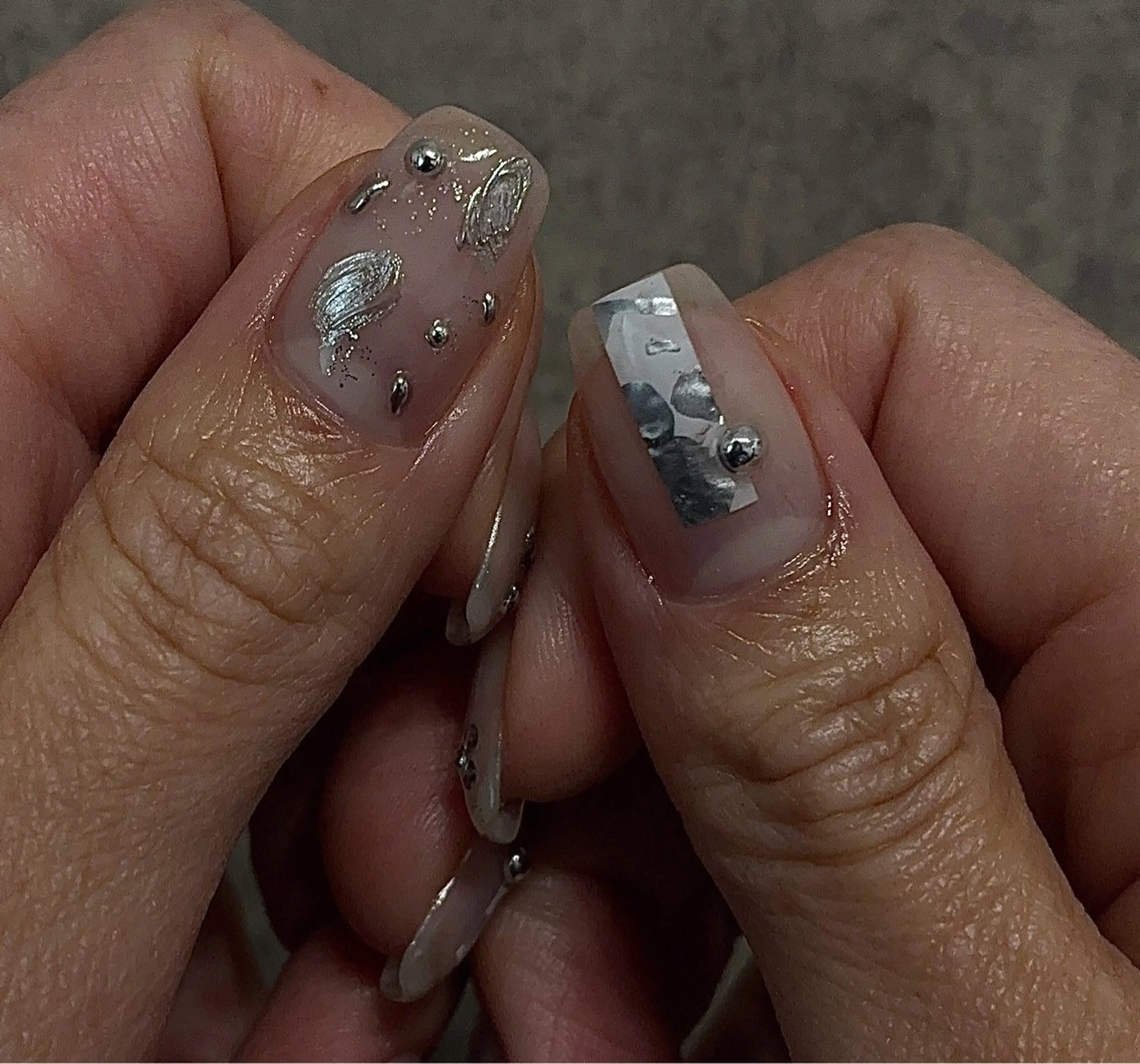 ネイル ニュアンスネイル シンプルネイル ハンドネイル nail salon Lipine 新守山のネイルデザイン