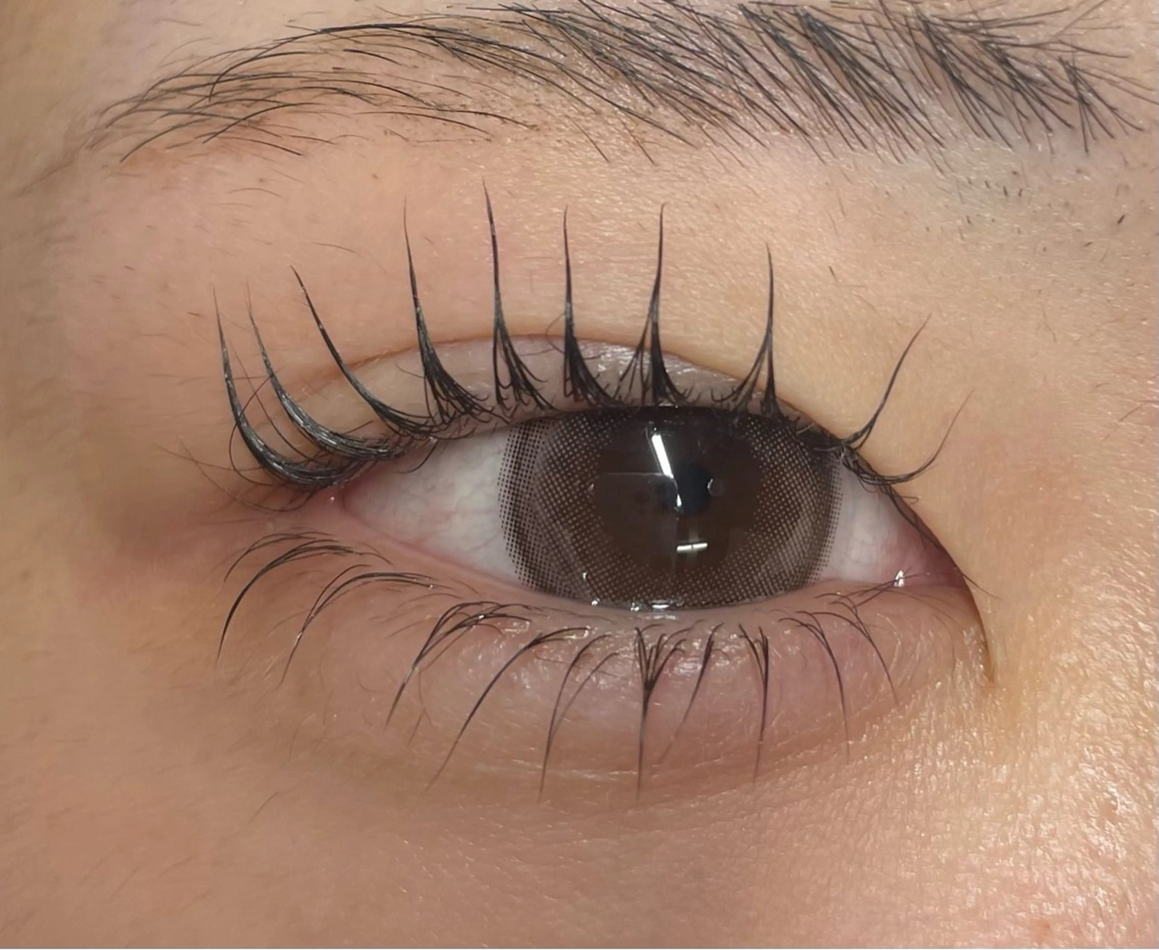 下まつげパーマの写真