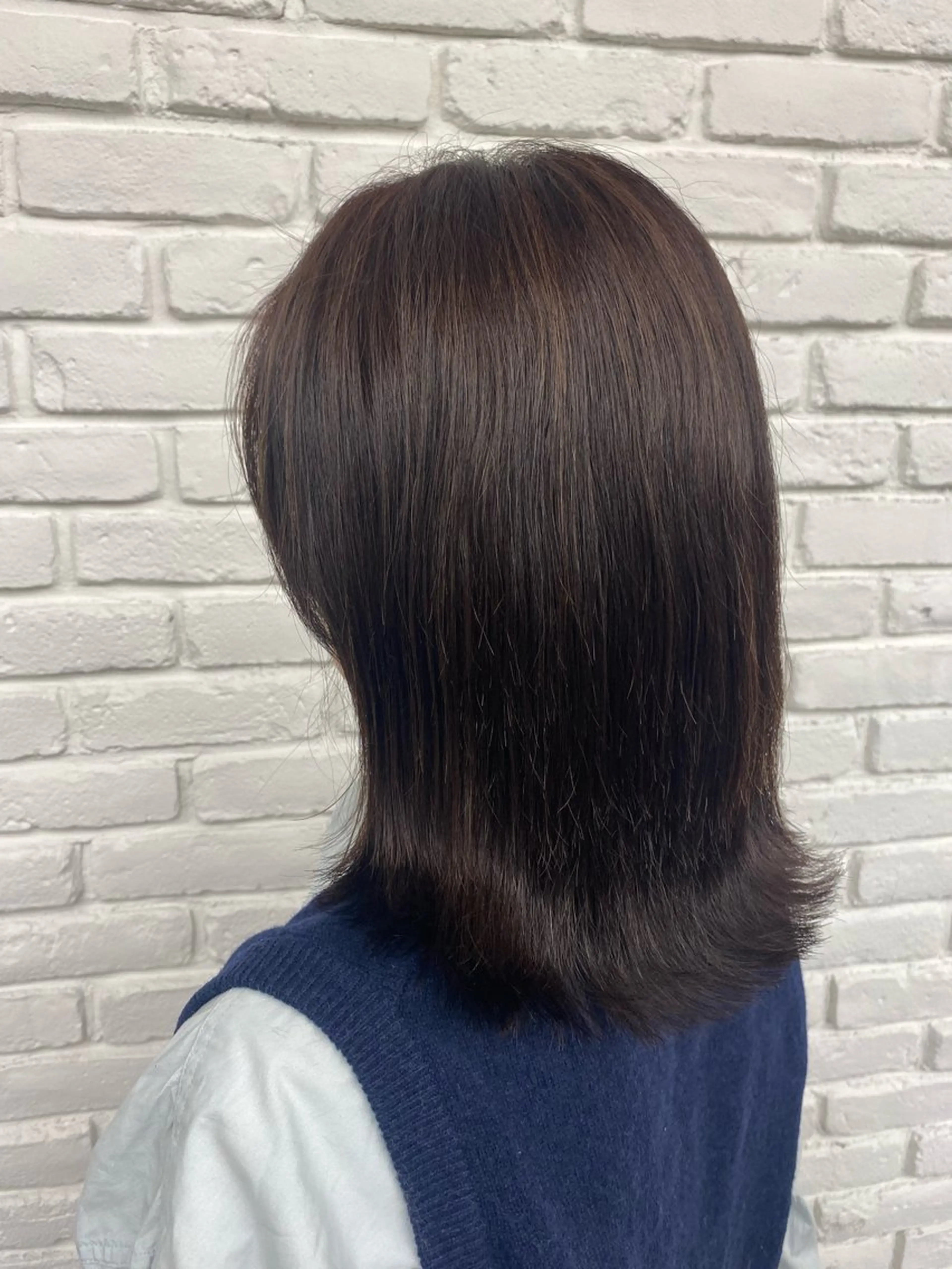 カラー ブラウンカラー 透明感カラー ハイライトカラー DIFINOaoyama所属・🎧ayaka/ボブ /透明感カラー🩵のヘアスタイル