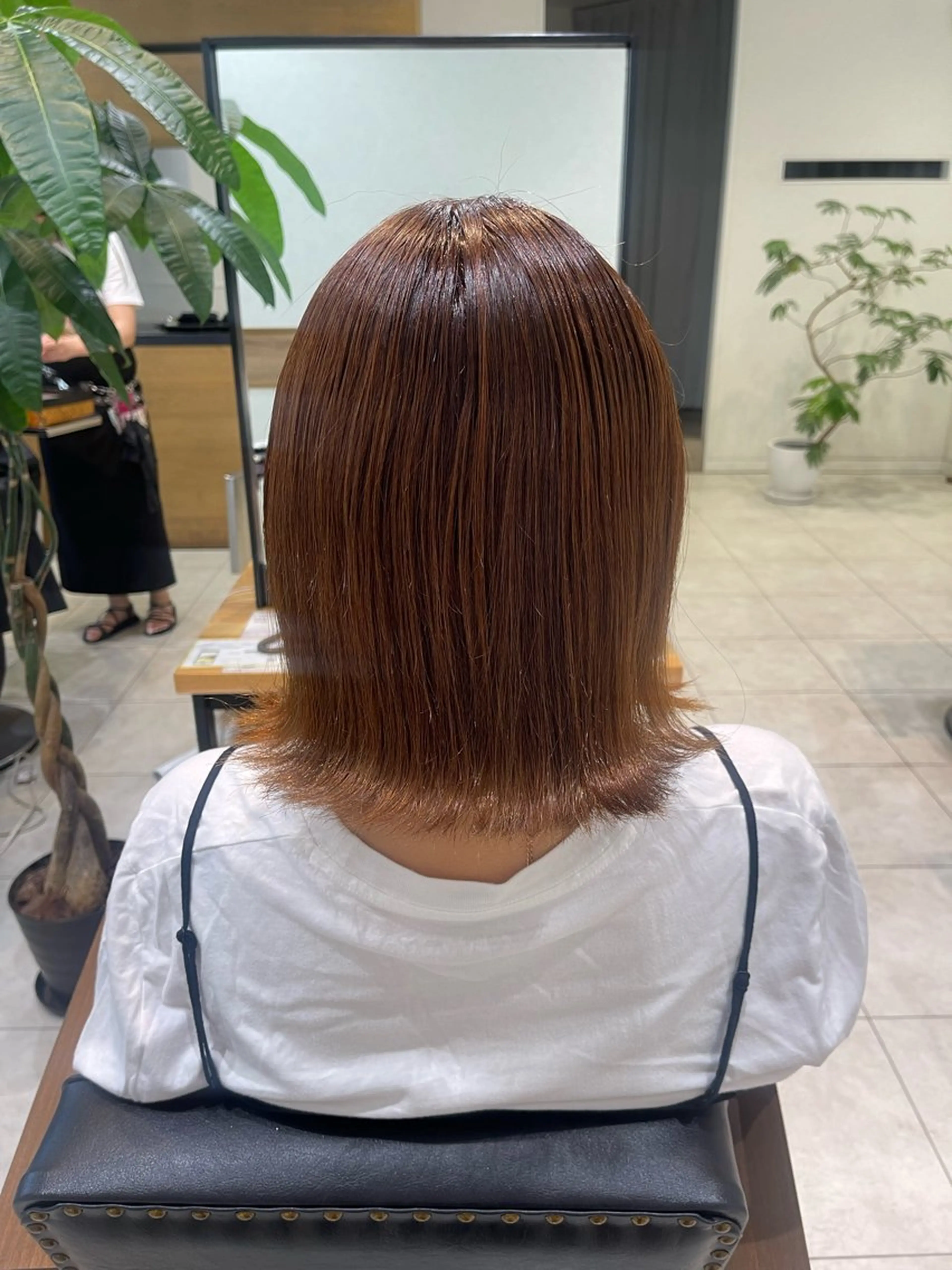 ミディアム 縮毛矯正・髪質改善・ ストレート🌻ゆいのヘアスタイル